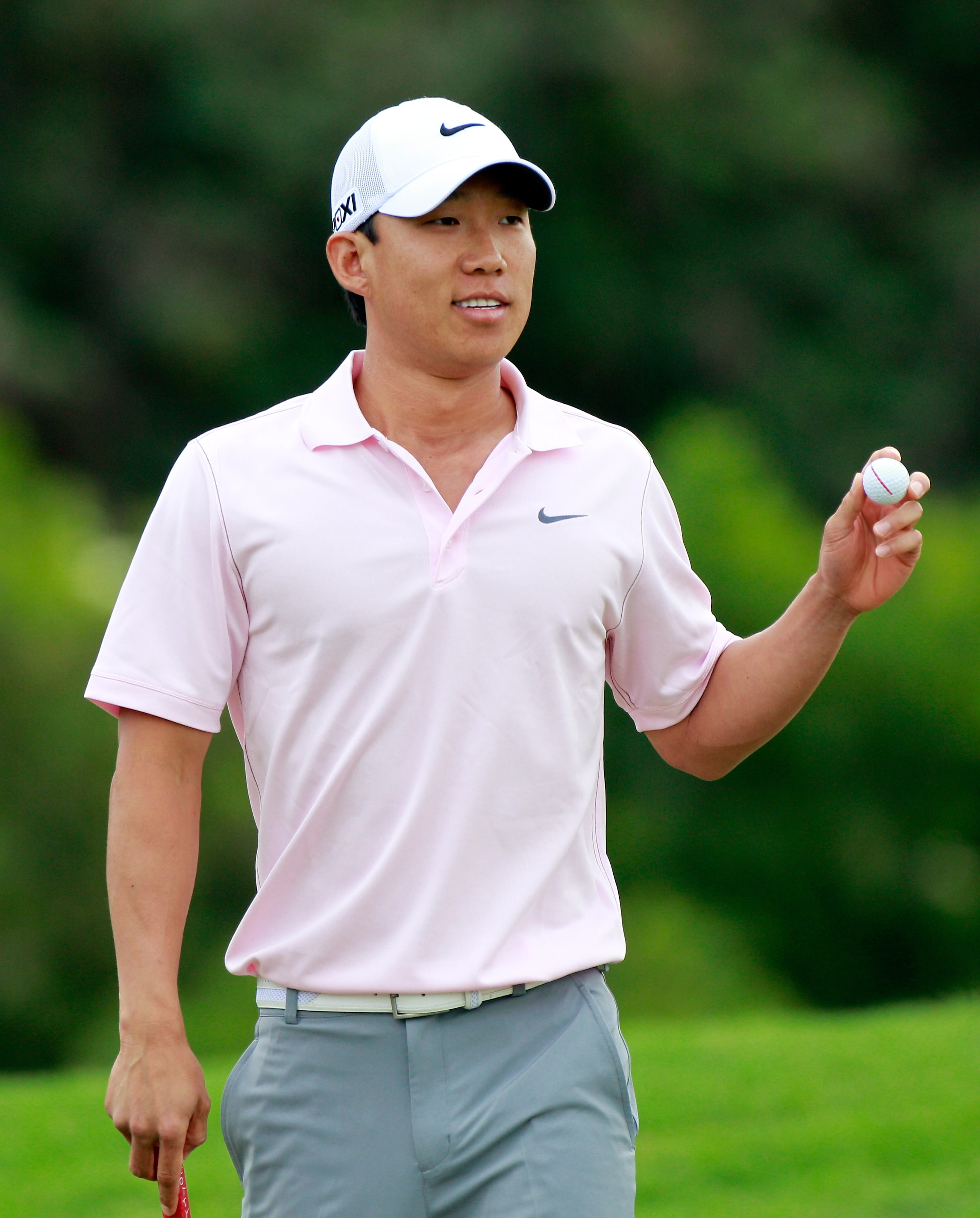KAPALUA, HI - JANUARY 07: Anthony Kim reacts to a birdie on the 1st hole during the second round of the Hyundai Tournament of Champions at the Plantation course on January 7, 2011 in Kapalua, Hawaii. (Photo by Sam Greenwood/Getty Images) KAPALUA, HI - JANUARY 07: Anthony Kim reacts to a birdie on the 1st hole during the second round of the Hyundai Tournament of Champions at the Plantation course on January 7, 2011 in Kapalua, Hawaii. (Photo by Sam Greenwood/Getty Images)