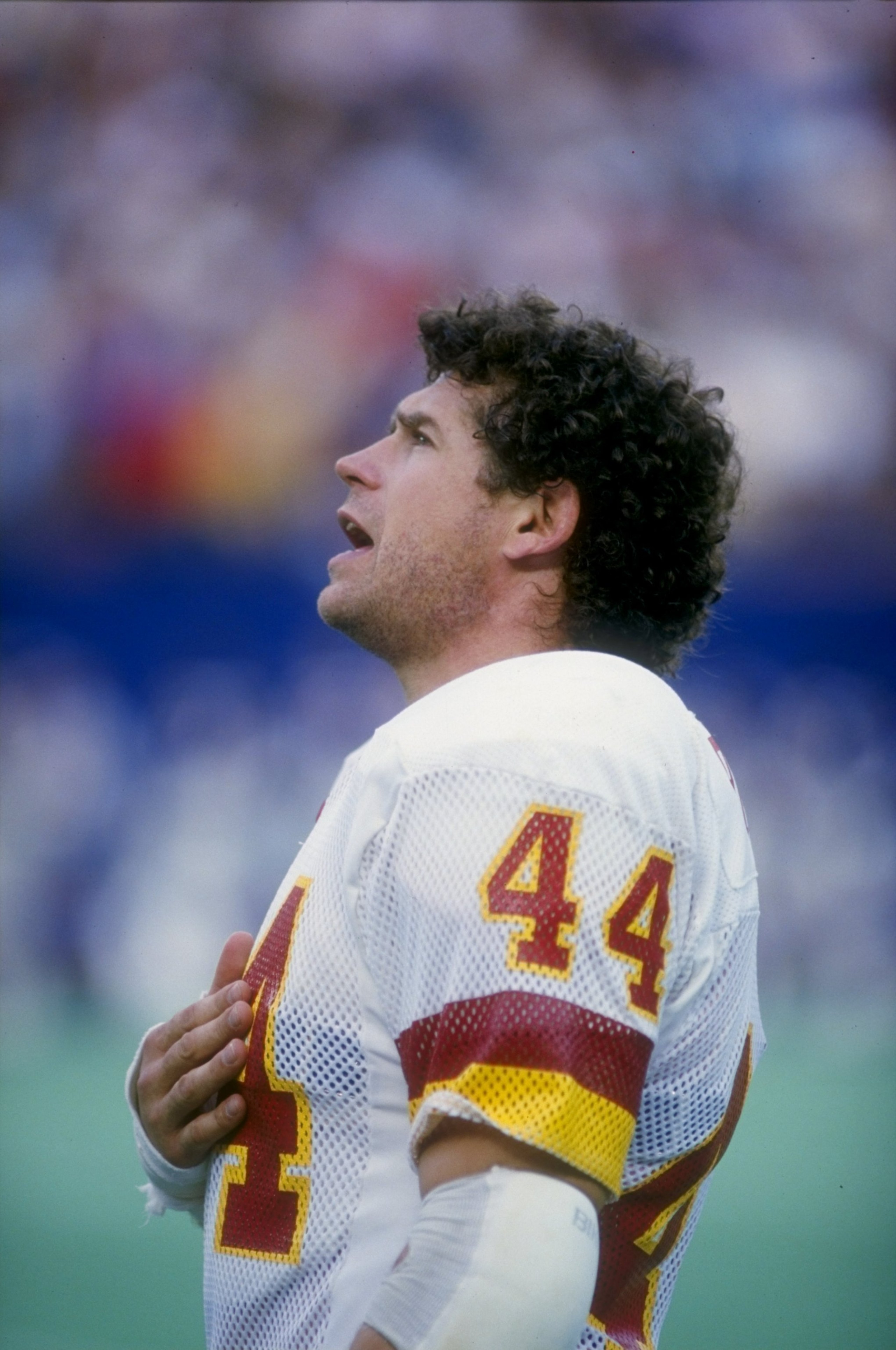 28 Oct 1984: Running back John Riggins of the Washington Redskins in action against the New York Giants during a game at Giants Stadium at the Meadowlands in East Rutherford, New Jersey. The Giants defeated the Redskins 34-13. 28 Oct 1984: Running back John Riggins of the Washington Redskins in action against the New York Giants during a game at Giants Stadium at the Meadowlands in East Rutherford, New Jersey. The Giants defeated the Redskins 34-13.