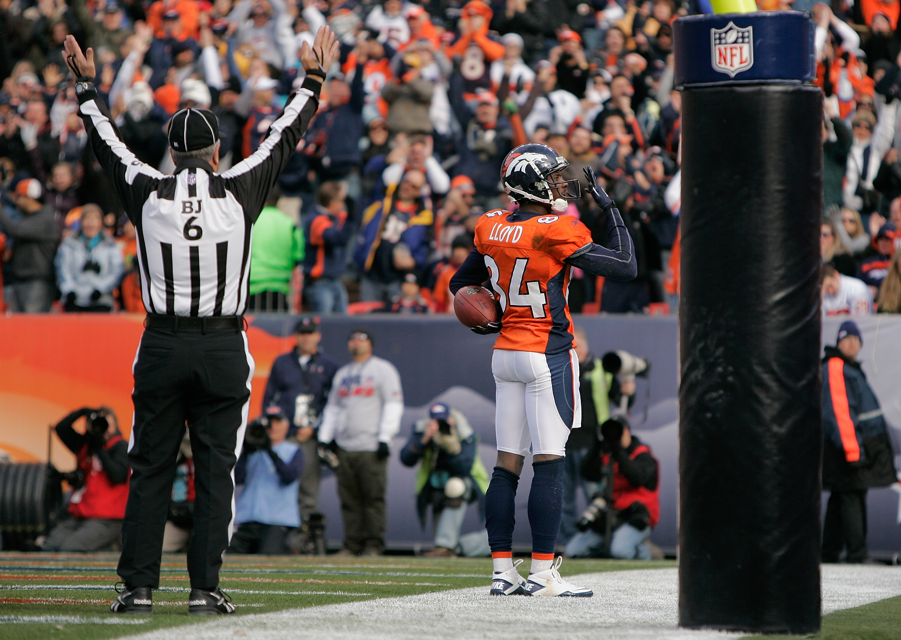 14 NOVEMBER 2010: Denver Broncos wide receiver Brandon Lloyd (84