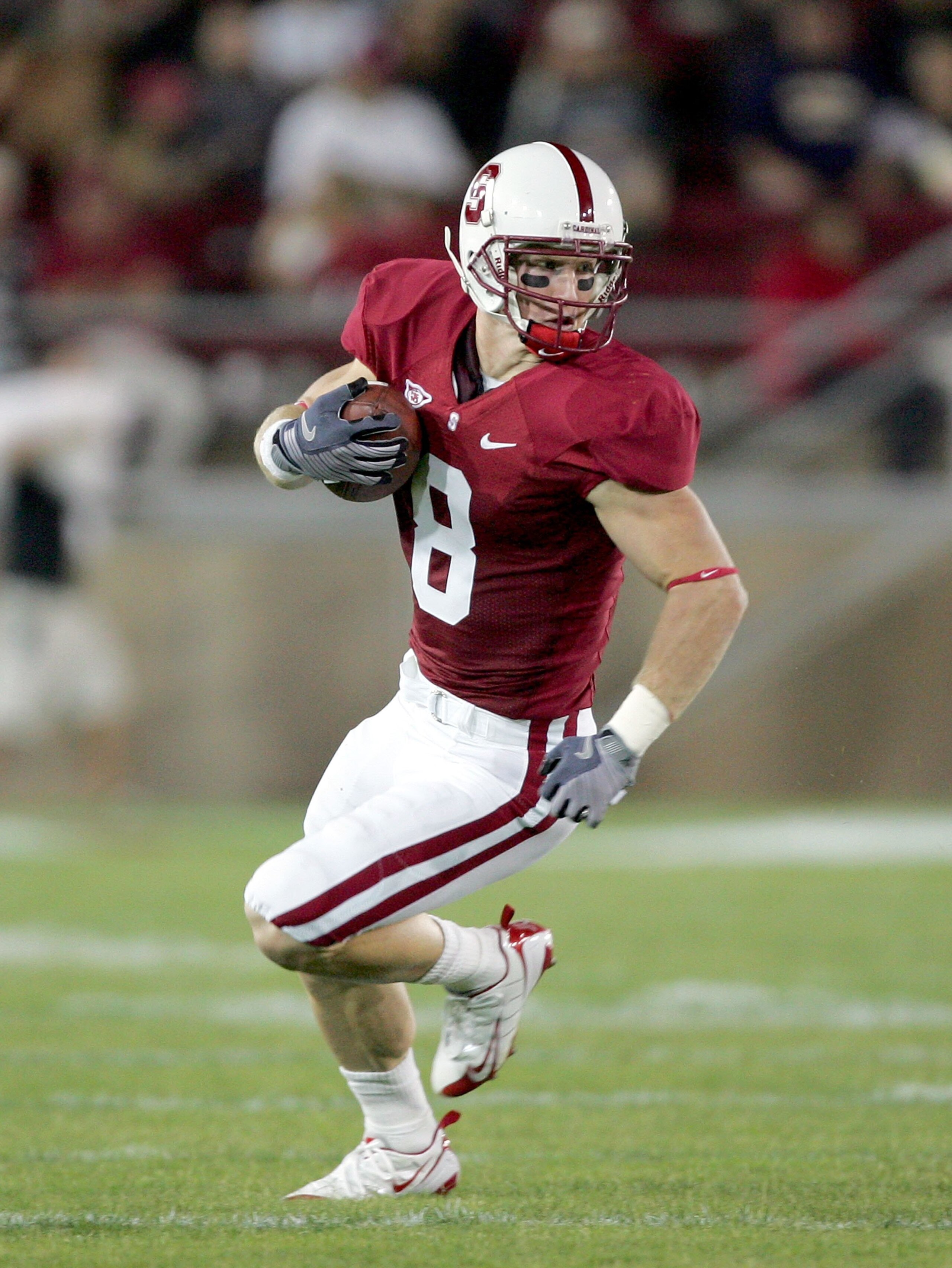 SAN FRANCISCO - SEPTEMBER 19:  Ryan Whalen #8 of the Stanford Cardinal runs during their game against the San Jose State Spartans at Stanford Stadium on September 19, 2009 in Palo Alto, California.  (Photo by Ezra Shaw/Getty Images)