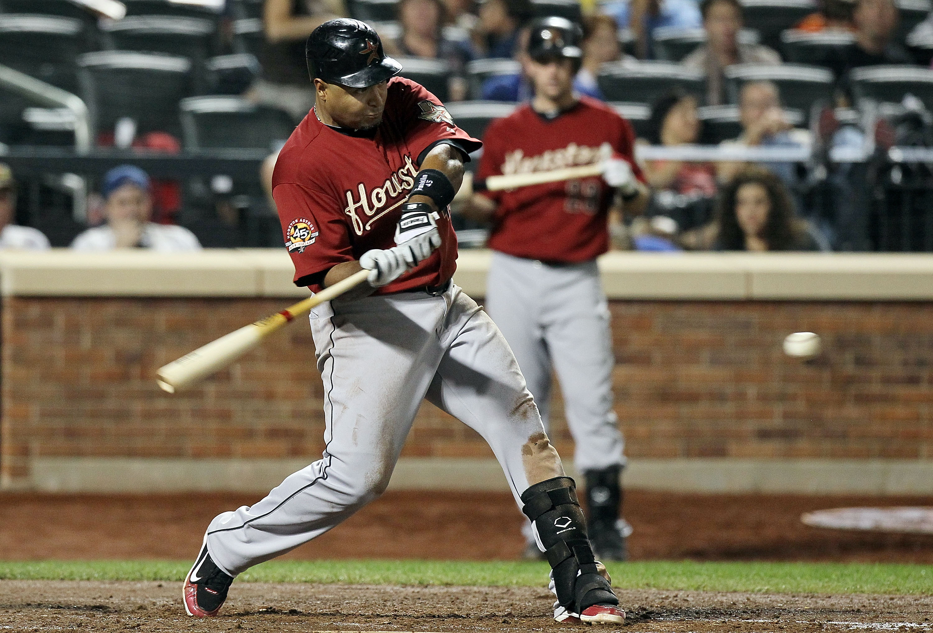 Alfonso Soriano and Erick Aybar by Harry How