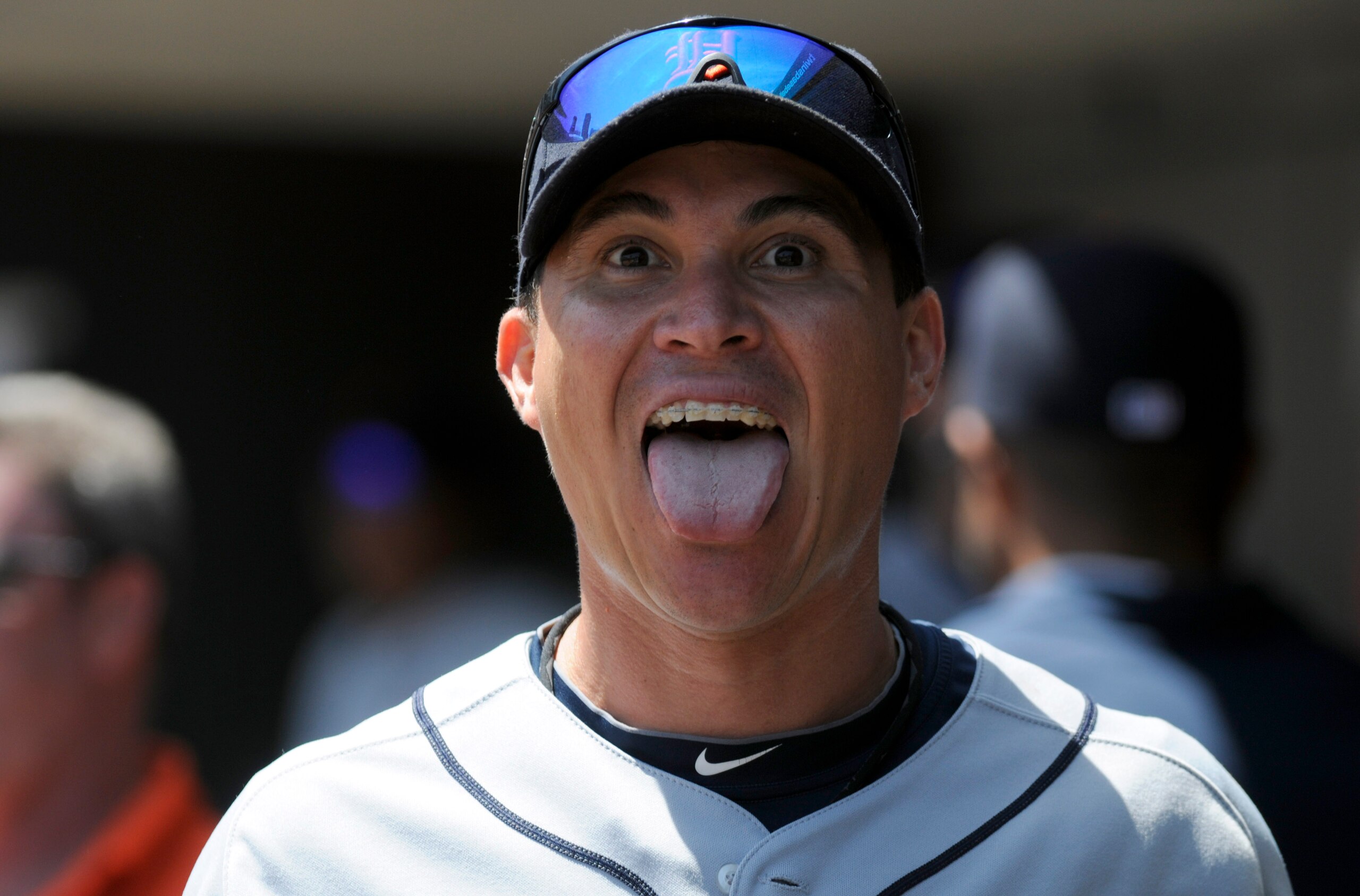 MINNEAPOLIS, MN - JUNE 30: Magglio Ordonez #30 of the Detroit Tigers in the dugout in the fourth inning against the Minnesota Twins during their game on June 30, 2010 at Target Field in Minneapolis, Minnesota. Twins won 5-1. (Photo by Hannah Foslien /Gett MINNEAPOLIS, MN - JUNE 30: Magglio Ordonez #30 of the Detroit Tigers in the dugout in the fourth inning against the Minnesota Twins during their game on June 30, 2010 at Target Field in Minneapolis, Minnesota. Twins won 5-1. (Photo by Hannah Foslien /Gett