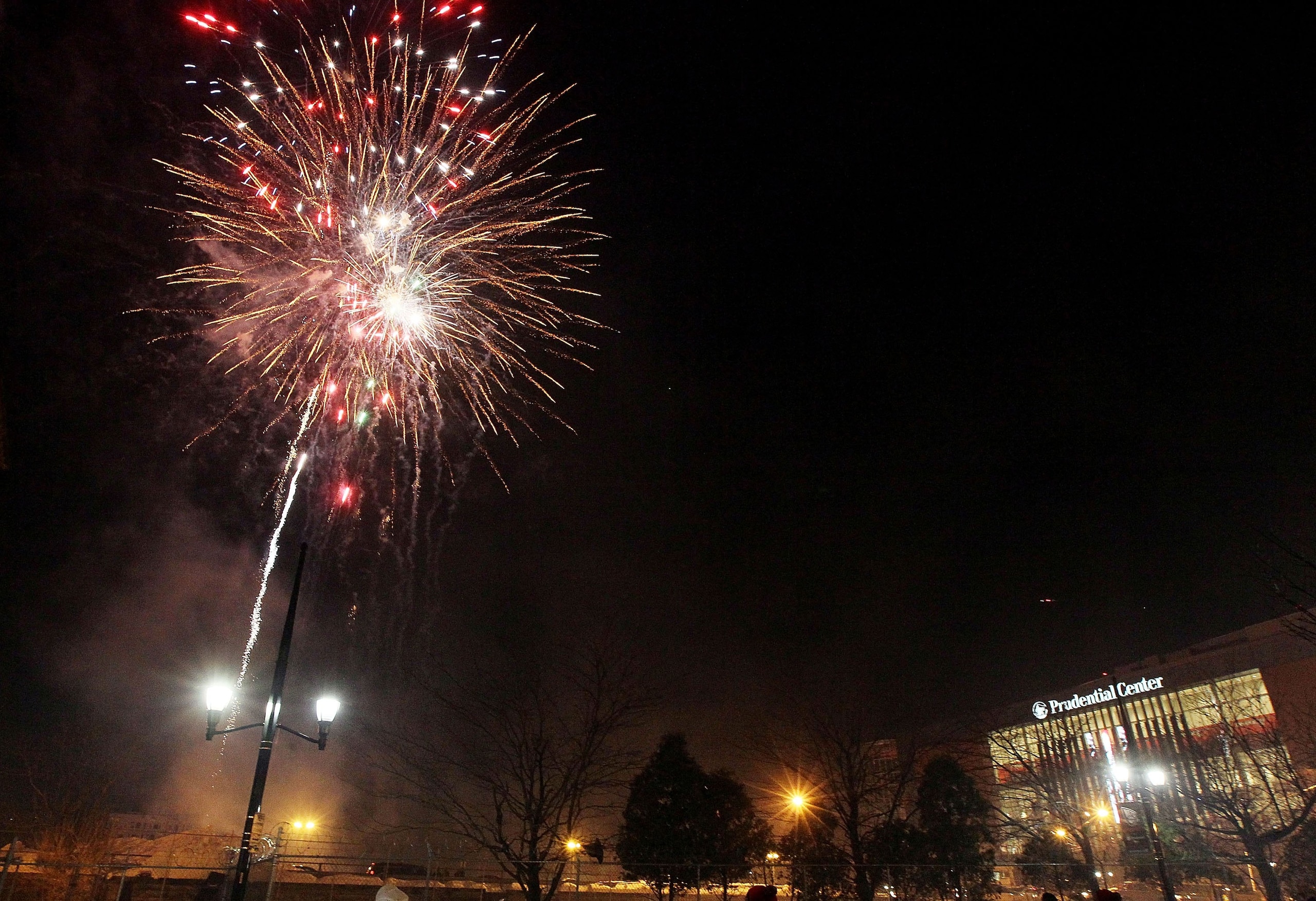 NEWARK, NJ - DECEMBER 31: Fireworks explode over the Prudential Center after the NHL game between the Atlanta Thrashers and the New Jersey Devils on December 31, 2010 in Newark, New Jersey. The Devils defeated the Thrashers 3-1. (Photo by Jim McIsaac/Ge NEWARK, NJ - DECEMBER 31: Fireworks explode over the Prudential Center after the NHL game between the Atlanta Thrashers and the New Jersey Devils on December 31, 2010 in Newark, New Jersey. The Devils defeated the Thrashers 3-1. (Photo by Jim McIsaac/Ge