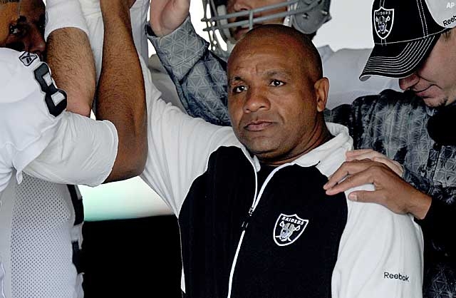 Oakland Raiders Head Coach Hue Jackson Talks Draft Picks - Silver And Black  Pride