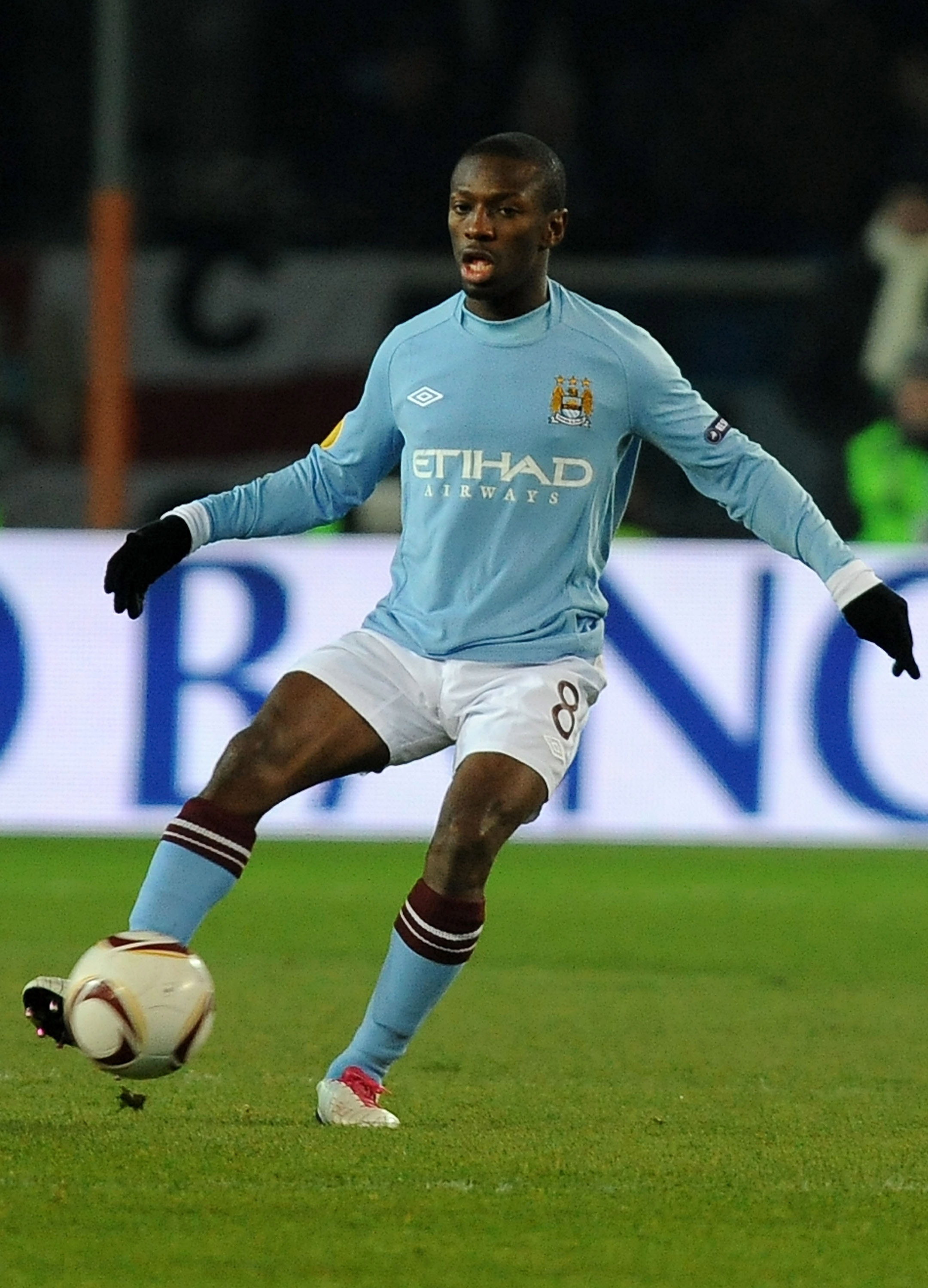 TURIN, ITALY - DECEMBER 16: Shaun Wright-Phillips of Manchester City in action during the UEFA Europa League group A match between Juventus FC and Manchester City at Stadio Olimpico di Torino on December 16, 2010 in Turin, Italy. (Photo by Massimo Cebrell