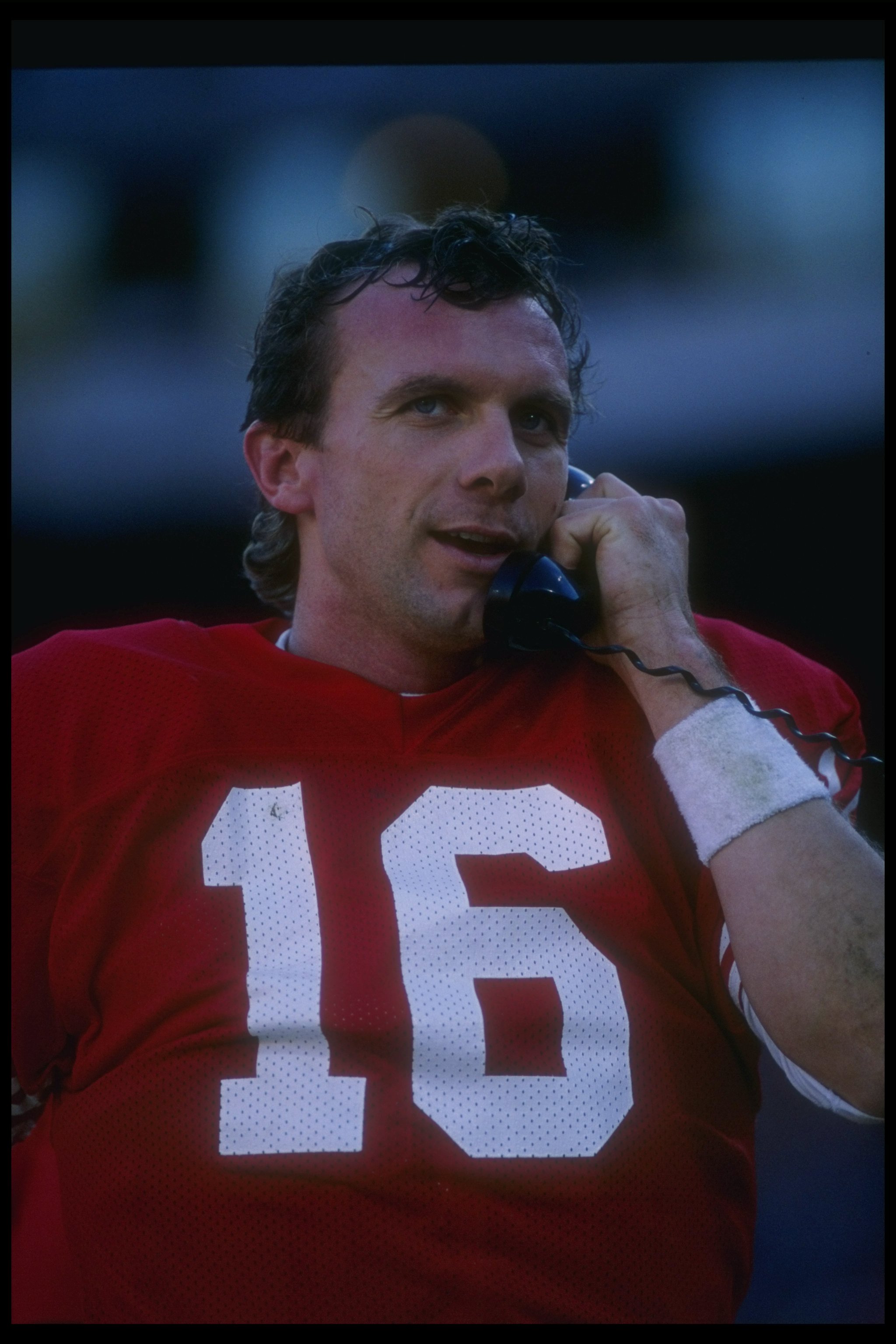 Montana, Rice Take Down Bears (1988 NFC Championship)  Joe Montana threw  three TDs (two to Jerry Rice) and the San Francisco 49ers defeated the  Chicago Bears at Soldier Field in the