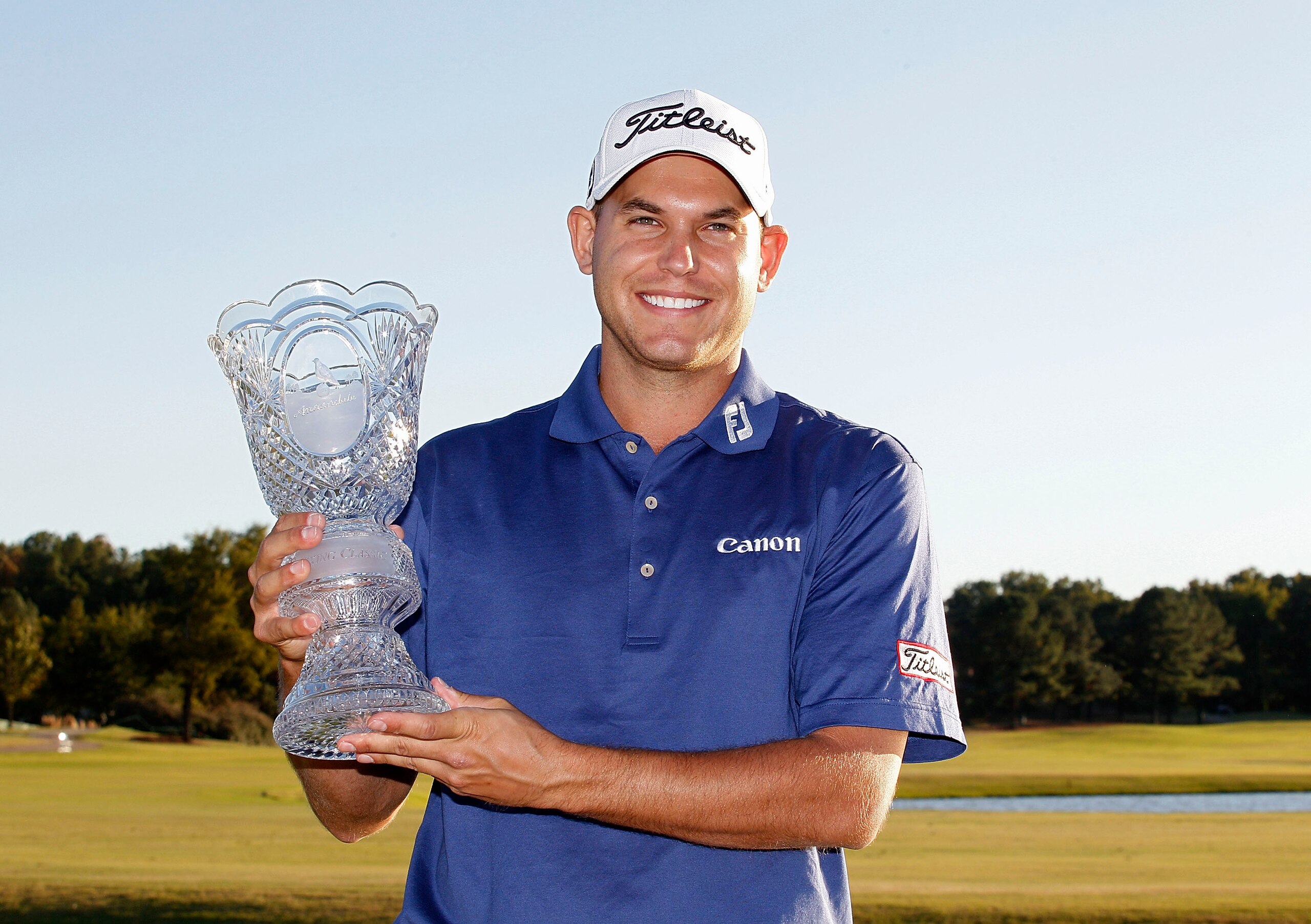 MADISON, MS - OCTOBER 03: Bill Haas holds the trophy after winning the Viking Classic held at Annandale Golf Club on October 3, 2010 in Madison, Mississippi. (Photo by Michael Cohen/Getty Images) MADISON, MS - OCTOBER 03: Bill Haas holds the trophy after winning the Viking Classic held at Annandale Golf Club on October 3, 2010 in Madison, Mississippi. (Photo by Michael Cohen/Getty Images)