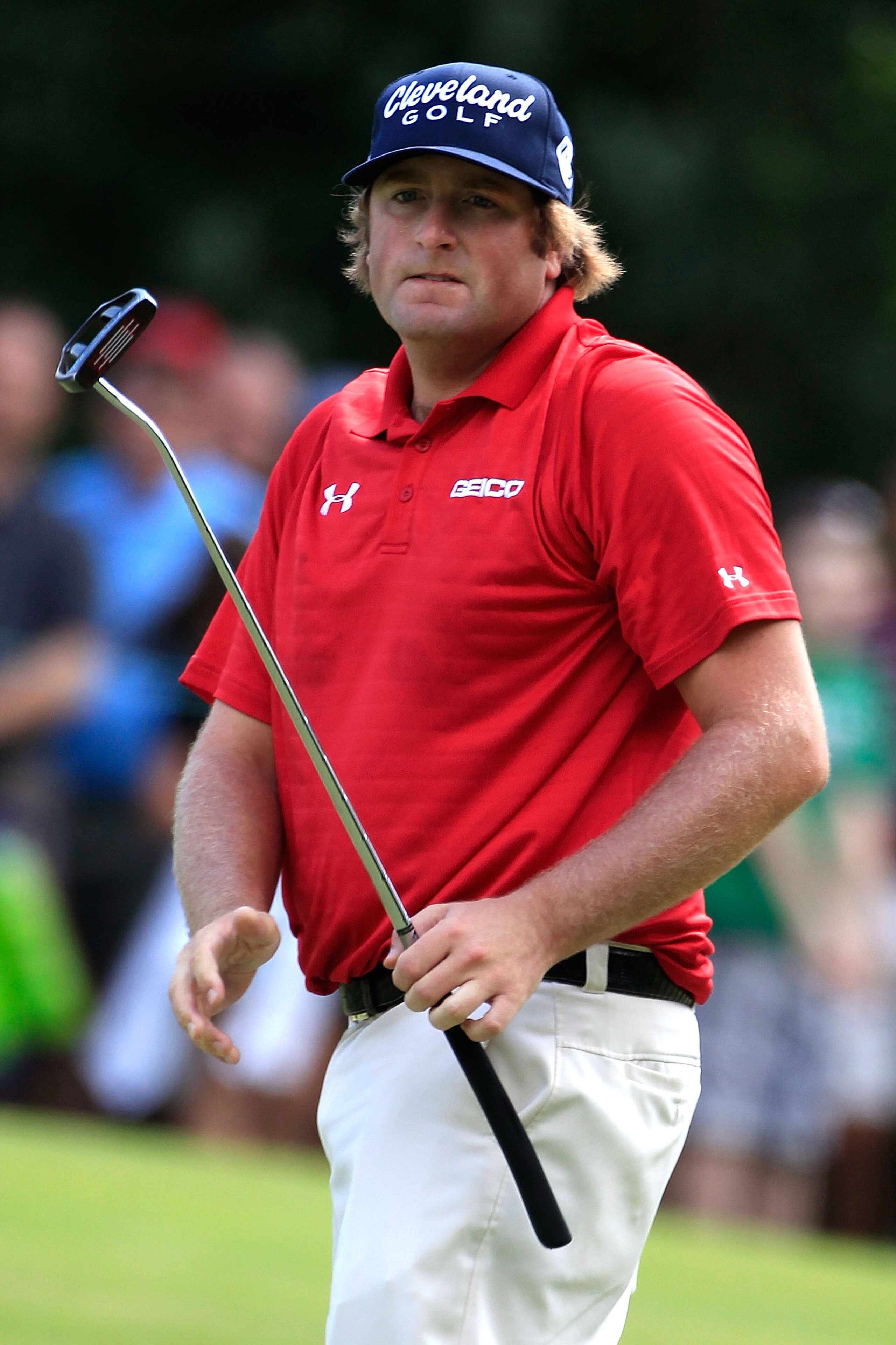 NORTON, MA - SEPTEMBER 05: Steve Marino looks on from the fifth green during the third round of the Deutsche Bank Championship at TPC Boston on September 5, 2010 in Norton, Massachusetts. (Photo by Michael Cohen/Getty Images) NORTON, MA - SEPTEMBER 05: Steve Marino looks on from the fifth green during the third round of the Deutsche Bank Championship at TPC Boston on September 5, 2010 in Norton, Massachusetts. (Photo by Michael Cohen/Getty Images)