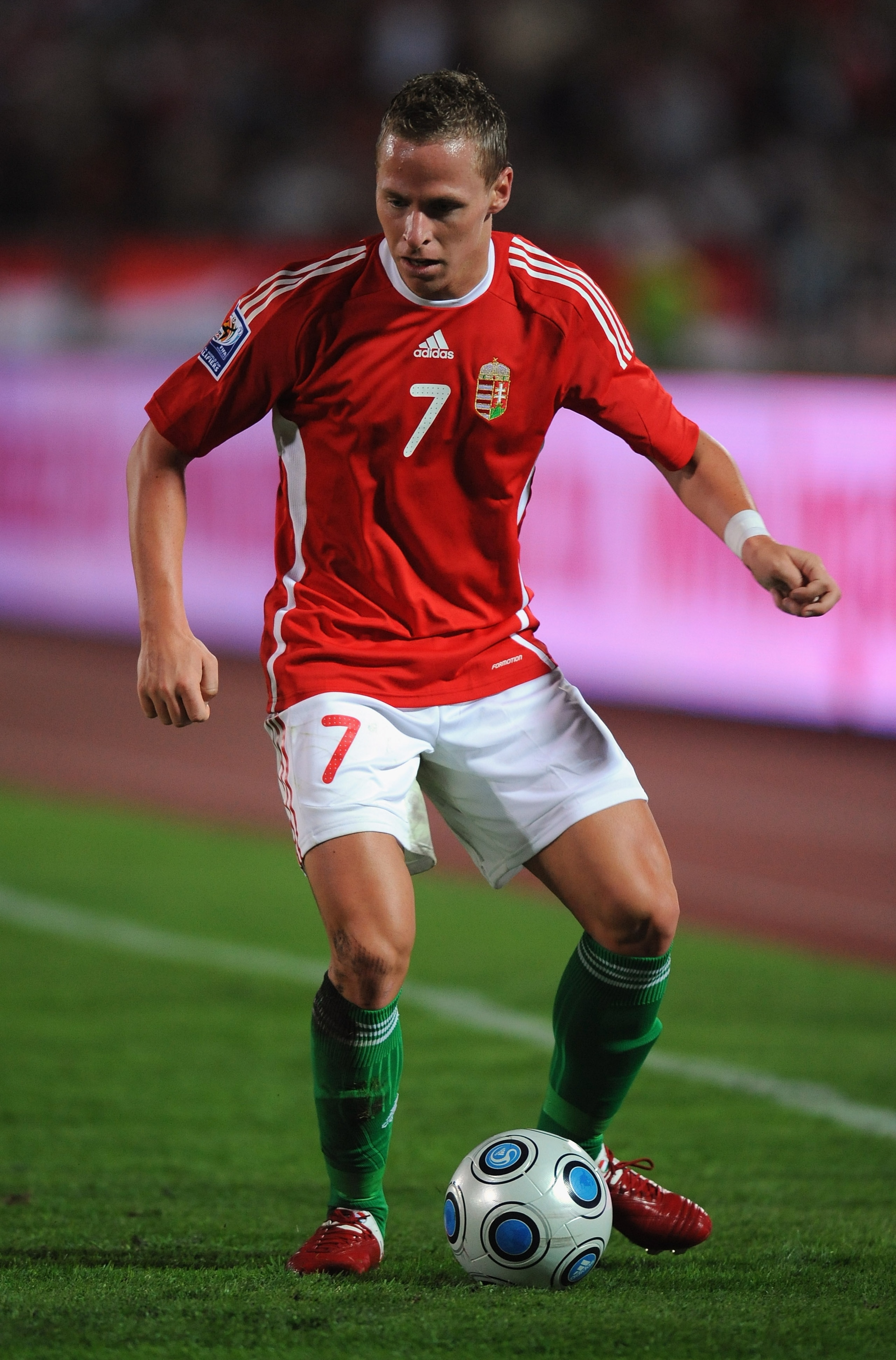 BUDAPEST, HUNGARY - SEPTEMBER 05:  Balazs Dzsudzsak of Hungary during the FIFA2010  World Cup Qualifier match between Hungary and Sweden at the Ferenc Puskas Stadium on September 5, 2009 in Budapest, Hungary.  (Photo by Alex Livesey/Getty Images)