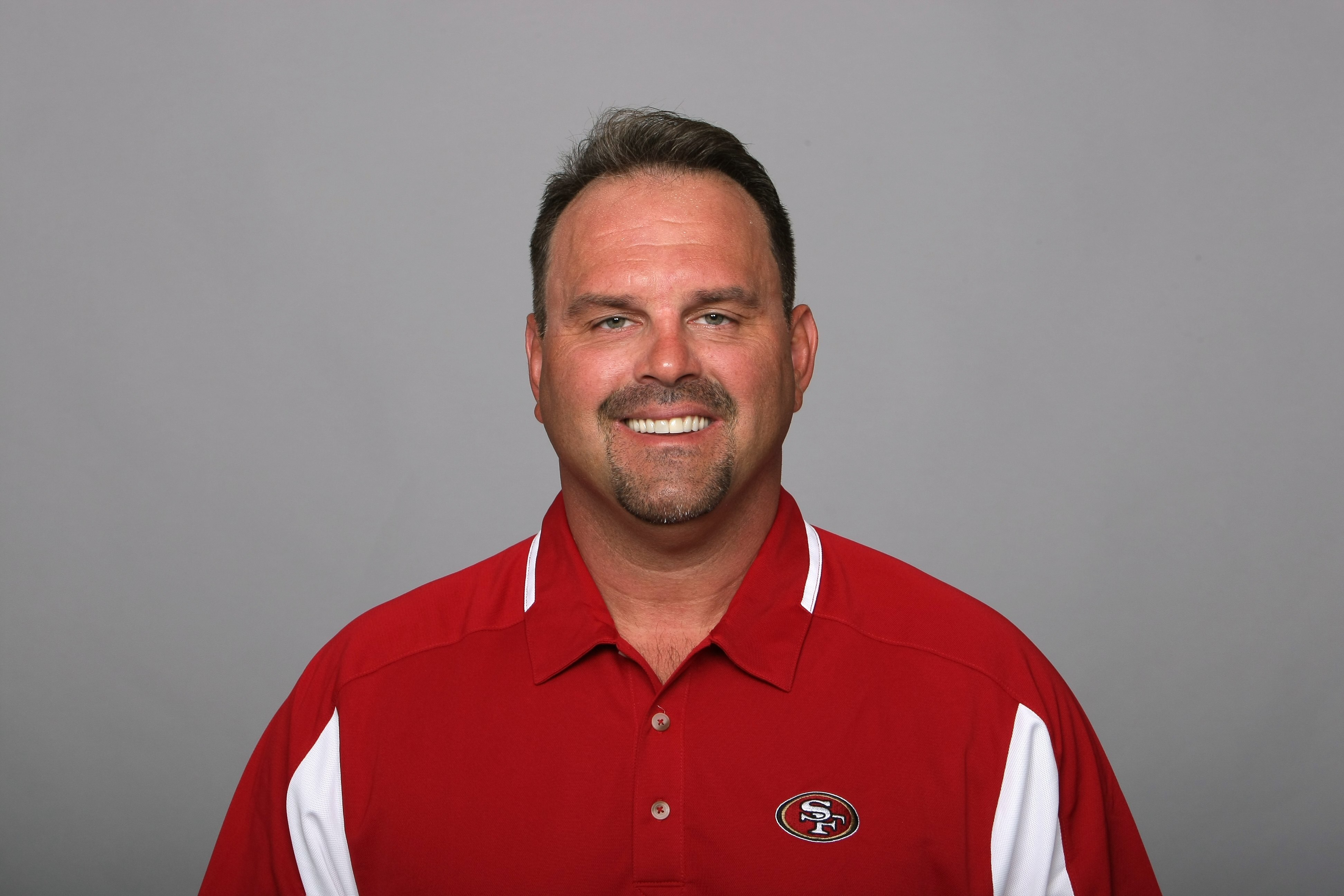 SAN FRANCISCO - 2009:  Greg Manusky of the San Francisco 49ers poses for his 2009 NFL headshot at photo day in San Francisco, California.  (Photo by NFL Photos)