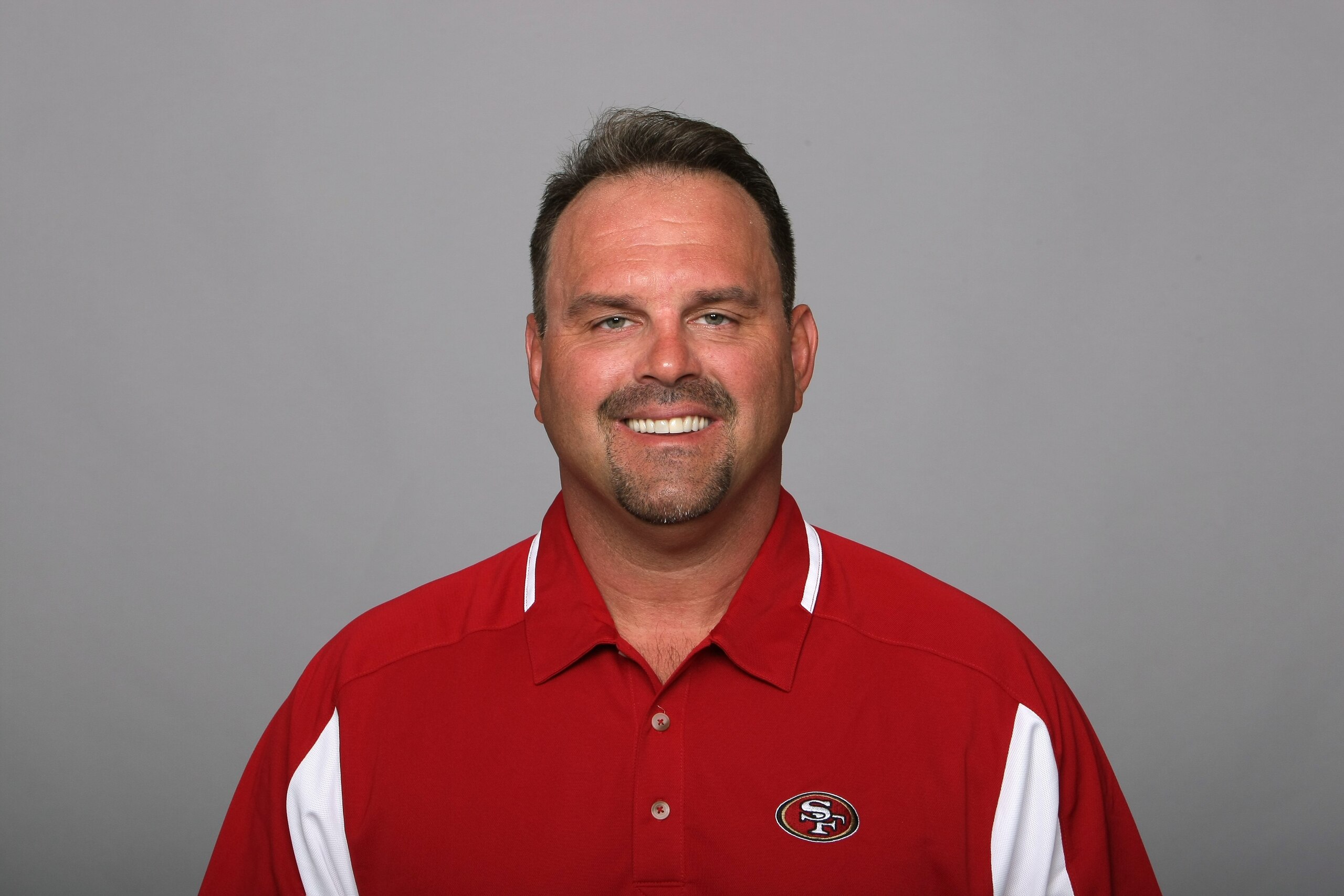 SAN FRANCISCO - 2009:  Greg Manusky of the San Francisco 49ers poses for his 2009 NFL headshot at photo day in San Francisco, California.  (Photo by NFL Photos)