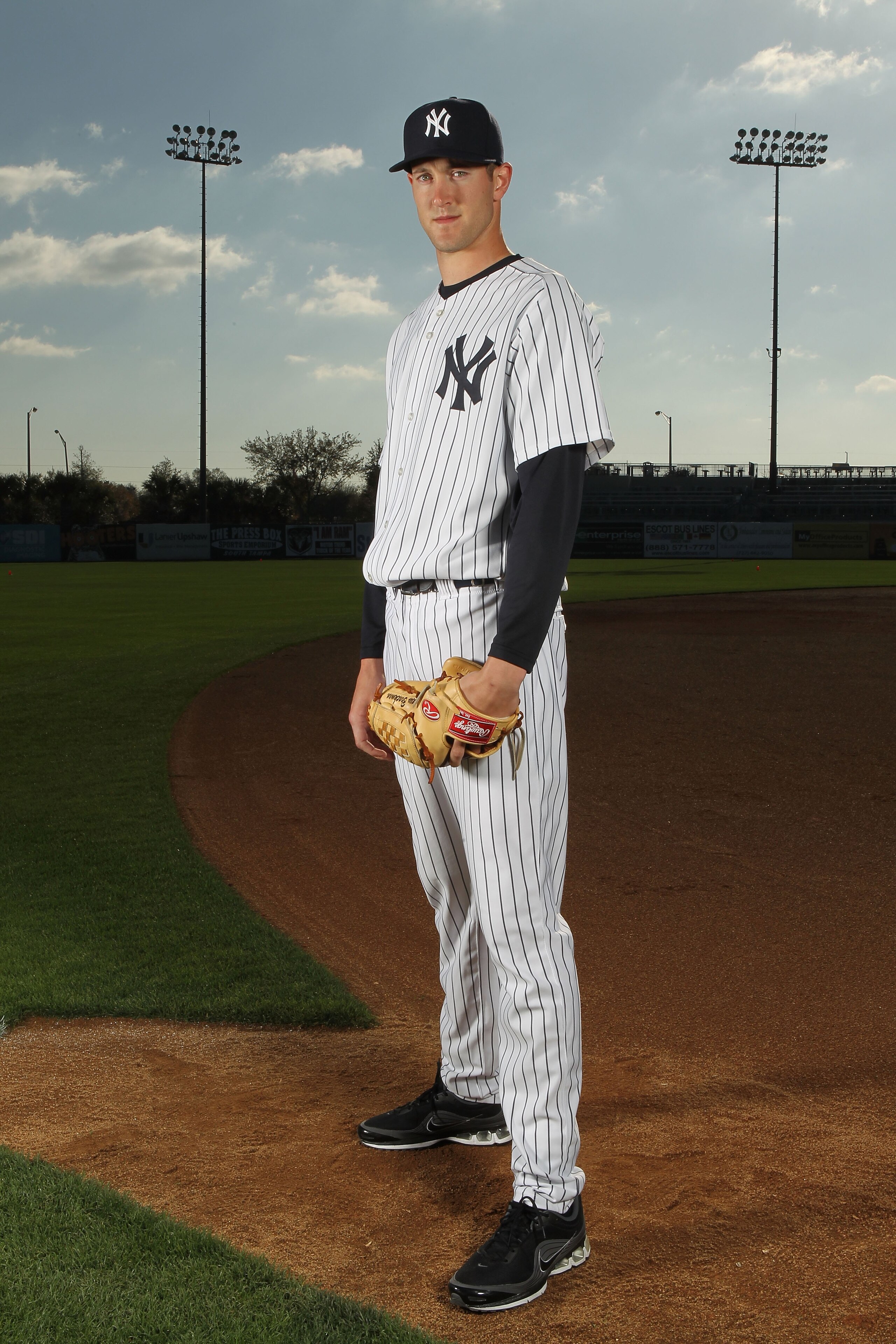 TAMPA, FL - FEBRUARY 25:  Andrew Brackman #64 of the New York Yankees poses for a photo during Spring Training Media Photo Day at George M. Steinbrenner Field on February 25, 2010 in Tampa, Florida.  (Photo by Nick Laham/Getty Images)