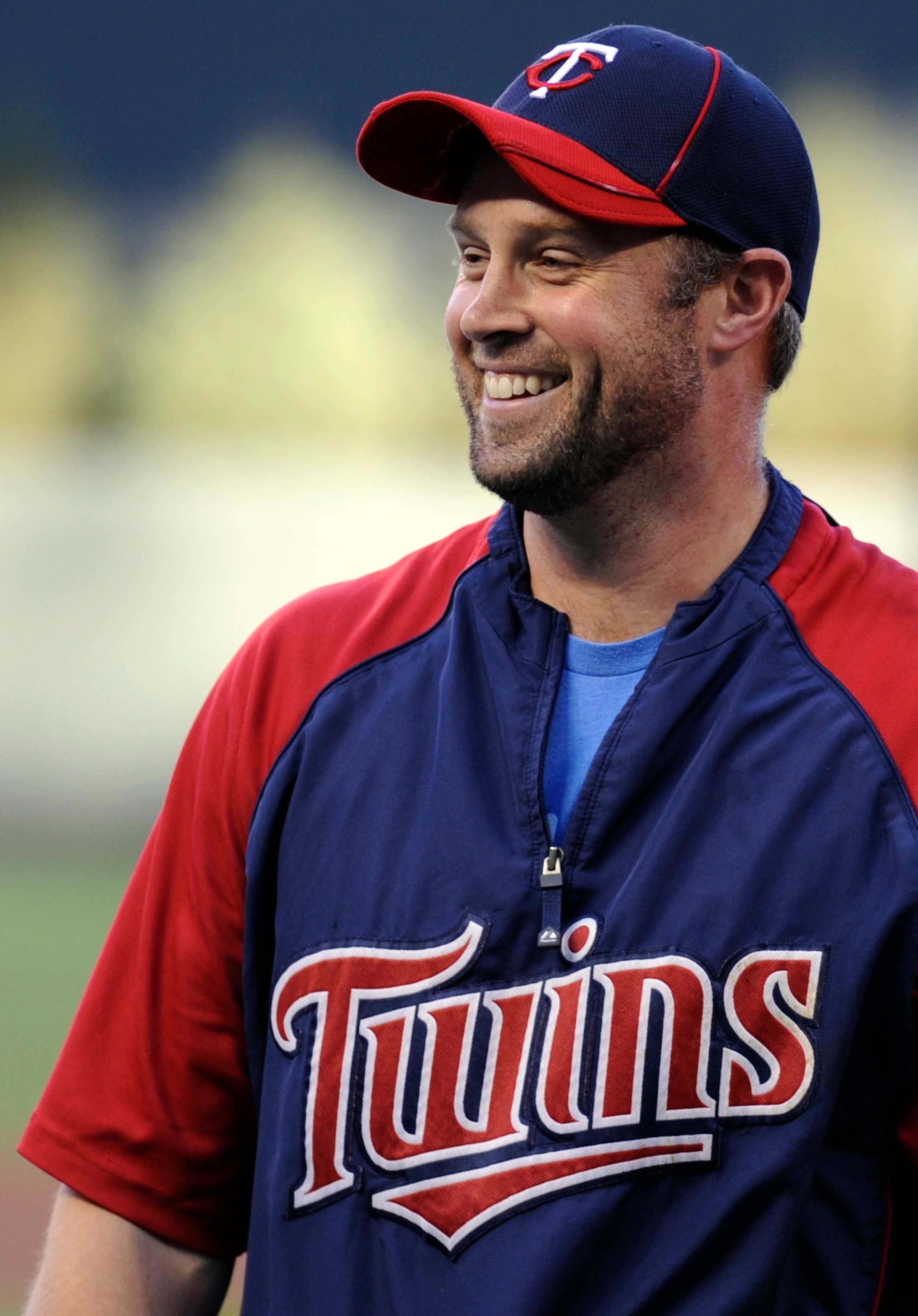 MINNEAPOLIS, MN - OCTOBER 6: Michael Cuddyer #5 of the Minnesota Twins looks on during batting practice prior to game one of the ALDS against the New York Yankees on October 6, 2010 at Target Field in Minneapolis, Minnesota. (Photo by Hannah Foslien/Getty MINNEAPOLIS, MN - OCTOBER 6: Michael Cuddyer #5 of the Minnesota Twins looks on during batting practice prior to game one of the ALDS against the New York Yankees on October 6, 2010 at Target Field in Minneapolis, Minnesota. (Photo by Hannah Foslien/Getty