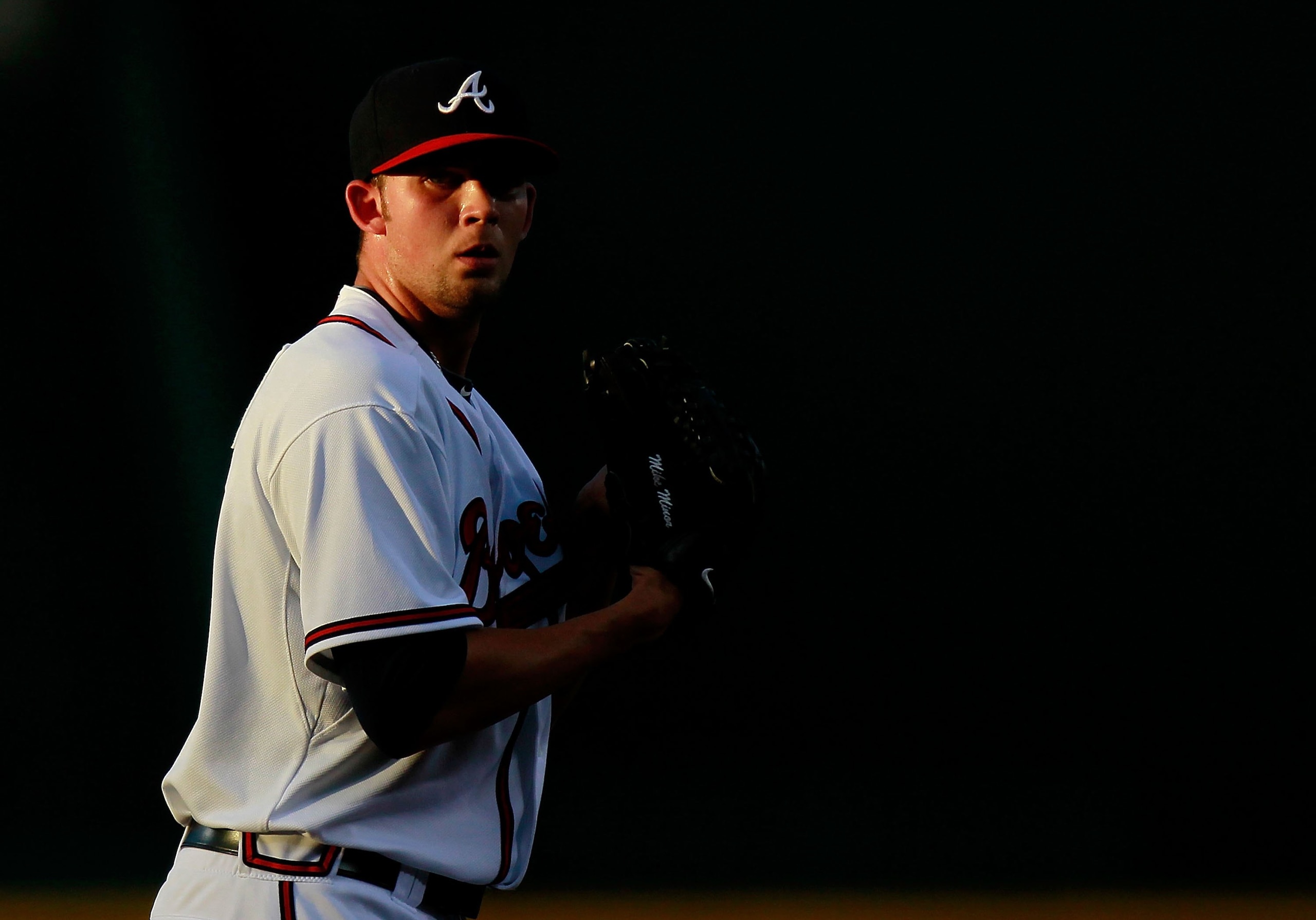 ATLANTA - AUGUST 31:  Starting pitcher Mike Minor #56 of the Atlanta Braves against the New York Mets at Turner Field on August 31, 2010 in Atlanta, Georgia.  (Photo by Kevin C. Cox/Getty Images)