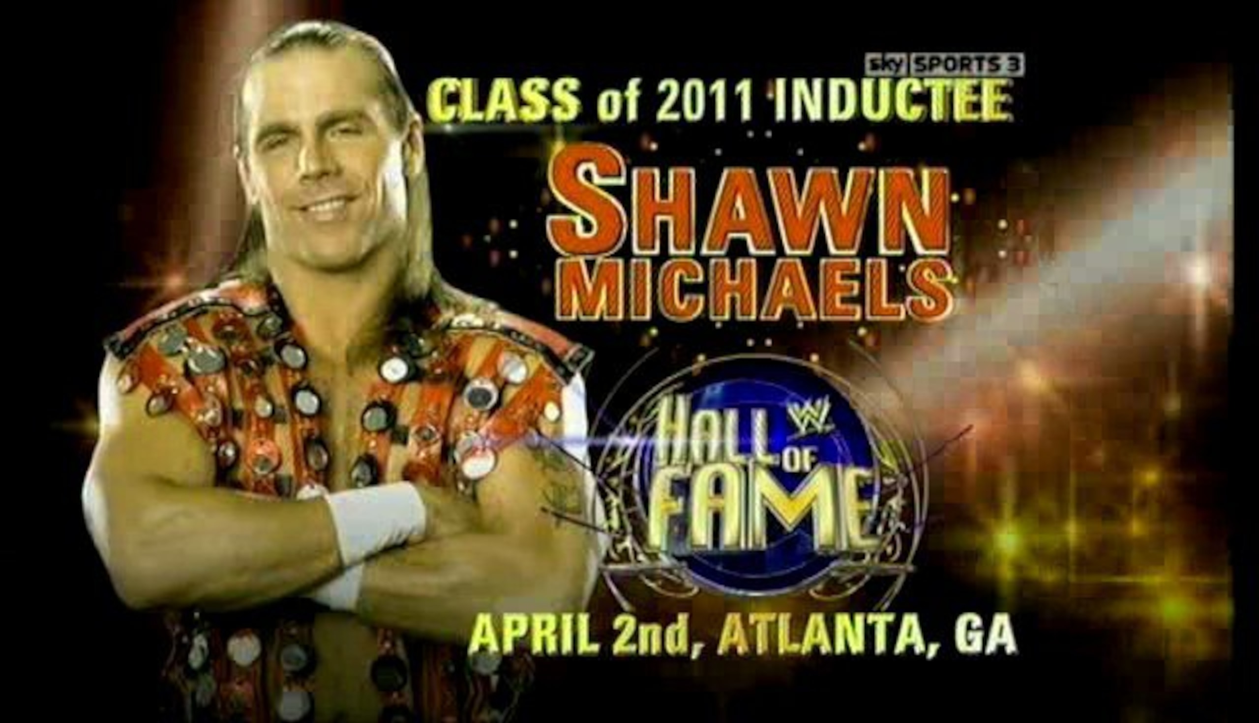 Shawn Michaels will be honoured this year by being inducted to the WWE Hall of Fame at the First Ballot