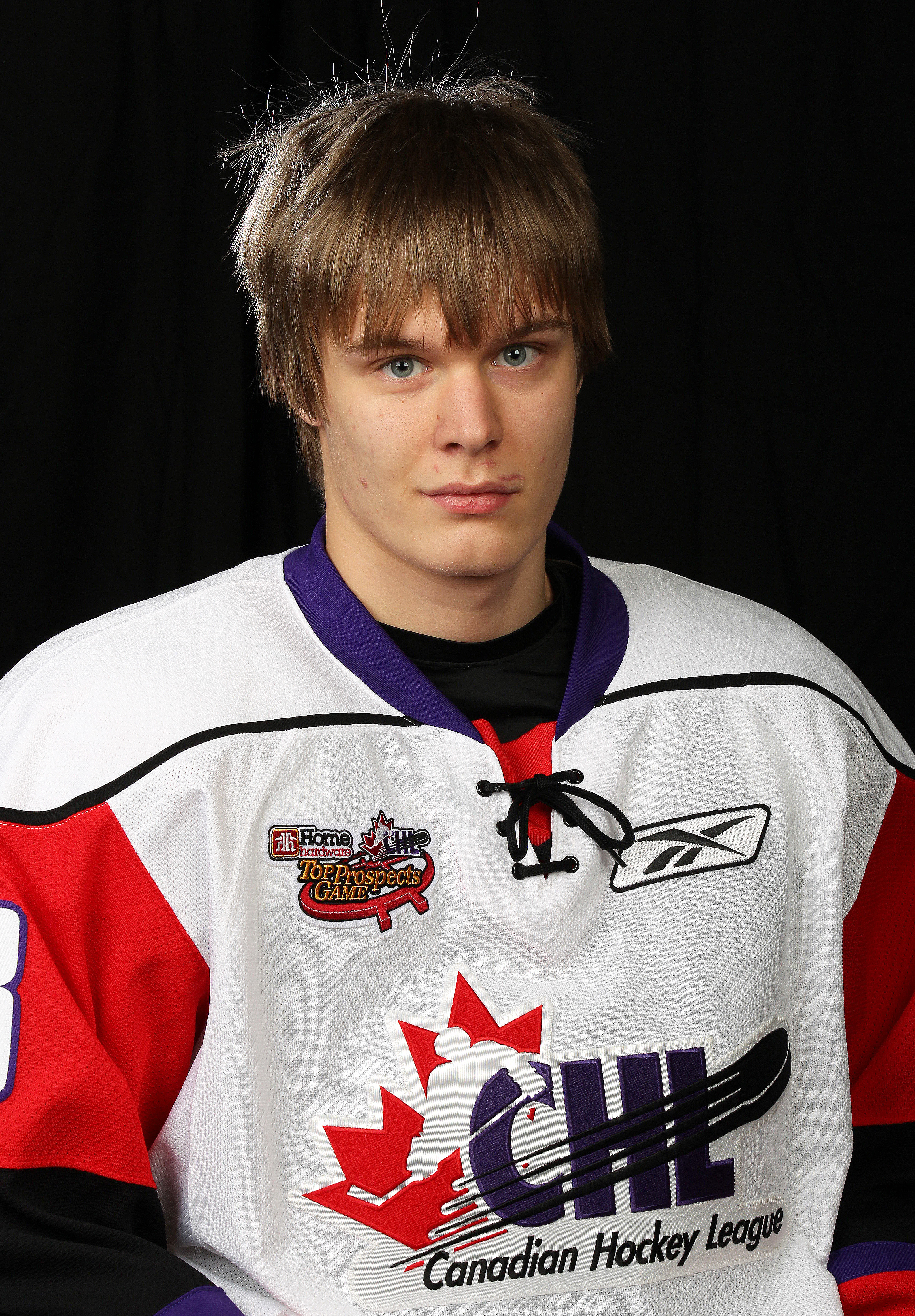 TORONTO, CAN - JANUARY 19:  Vladislav Namestnikov #18 of Team Orr poses for a Head Shot prior to skating in the 2011 Home Hardware Top Prospects game on January 19, 2011 at the Air Canada Centre in Toronto, Canada. (Photo by Claus Andersen/Getty Images)