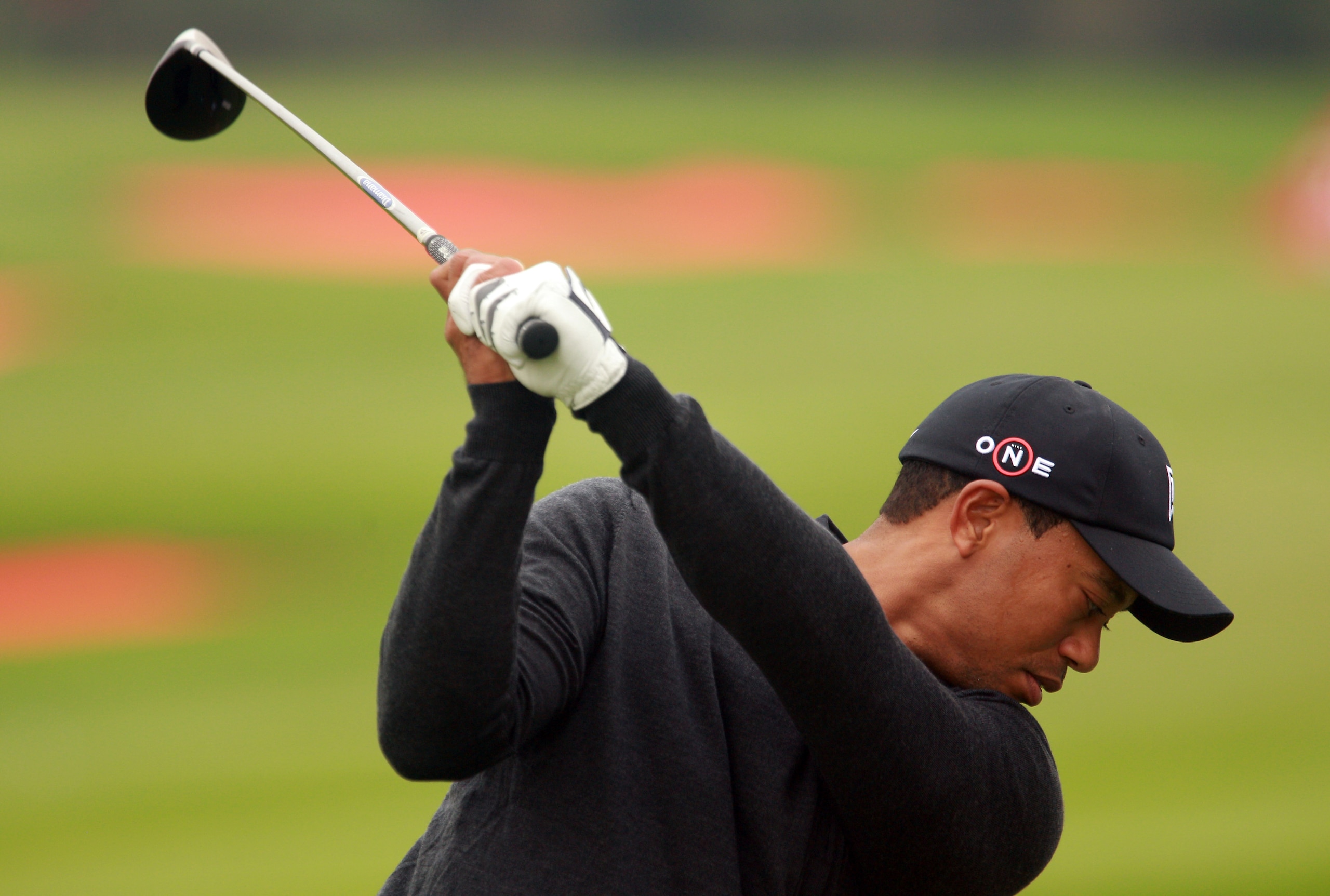 SHANGHAI, CHINA - NOVEMBER 02:  Tiger Woods of the USA on the range during practice prior to the start of the WGC-HSBC Champions at Sheshan International Golf Club on November 2, 2010 in Shanghai, China.  (Photo by Scott Halleran/Getty Images)
