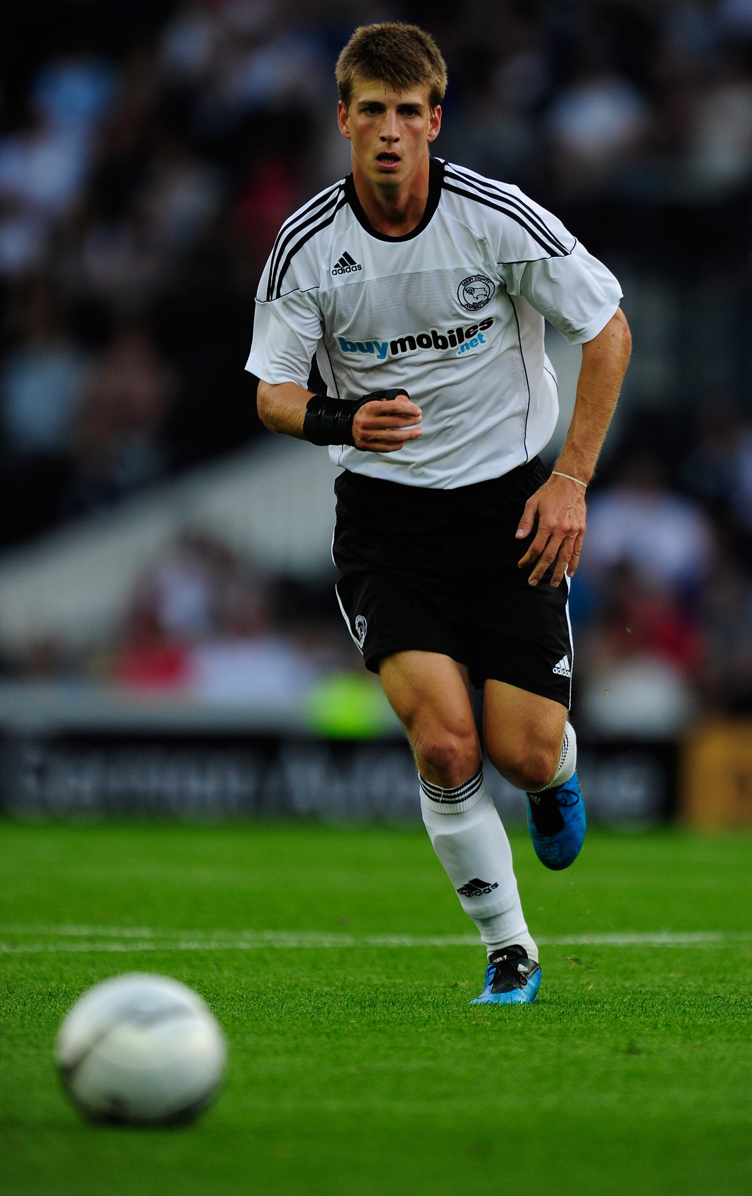 DERBY, ENGLAND - JULY 27: Conor Doyle of Derby County runs with the ball during the pre-season friendly match between Derby County and Stoke City at Pride Park Stadium on July 27, 2010 in Derby, England. (Photo by Jamie McDonald/Getty Images) DERBY, ENGLAND - JULY 27: Conor Doyle of Derby County runs with the ball during the pre-season friendly match between Derby County and Stoke City at Pride Park Stadium on July 27, 2010 in Derby, England. (Photo by Jamie McDonald/Getty Images)