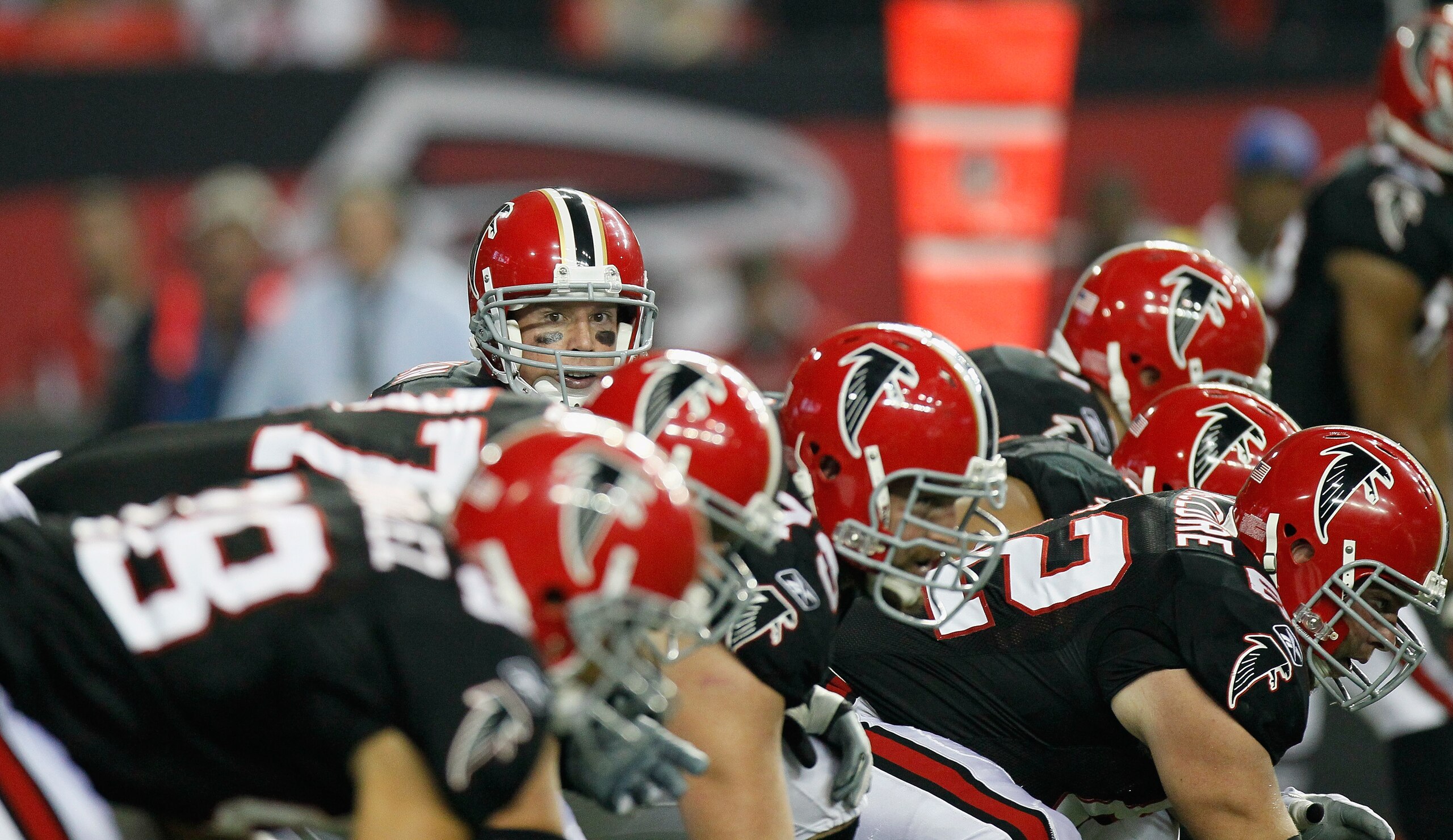ATLANTA - NOVEMBER 11: Quarterback Matt Ryan #2 of the Atlanta Falcons against the Baltimore Ravens at Georgia Dome on November 11, 2010 in Atlanta, Georgia. (Photo by Kevin C. Cox/Getty Images) ATLANTA - NOVEMBER 11: Quarterback Matt Ryan #2 of the Atlanta Falcons against the Baltimore Ravens at Georgia Dome on November 11, 2010 in Atlanta, Georgia. (Photo by Kevin C. Cox/Getty Images)