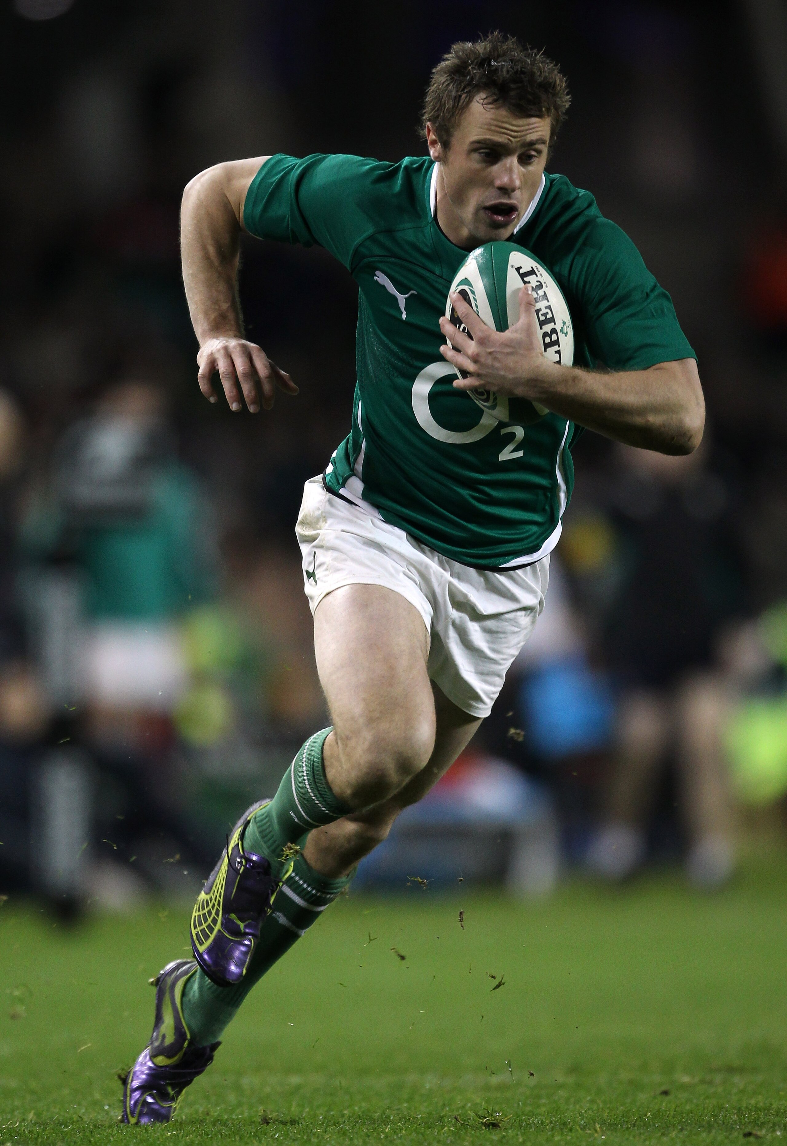 DUBLIN, IRELAND - NOVEMBER 06:  Tommy Bowe of Ireland during the Guinness Series 2010 match between Ireland and South Africa at Aviva Stadium on November 6, 2010 in Dublin, Ireland.  (Photo by Alex Livesey/Getty Images)