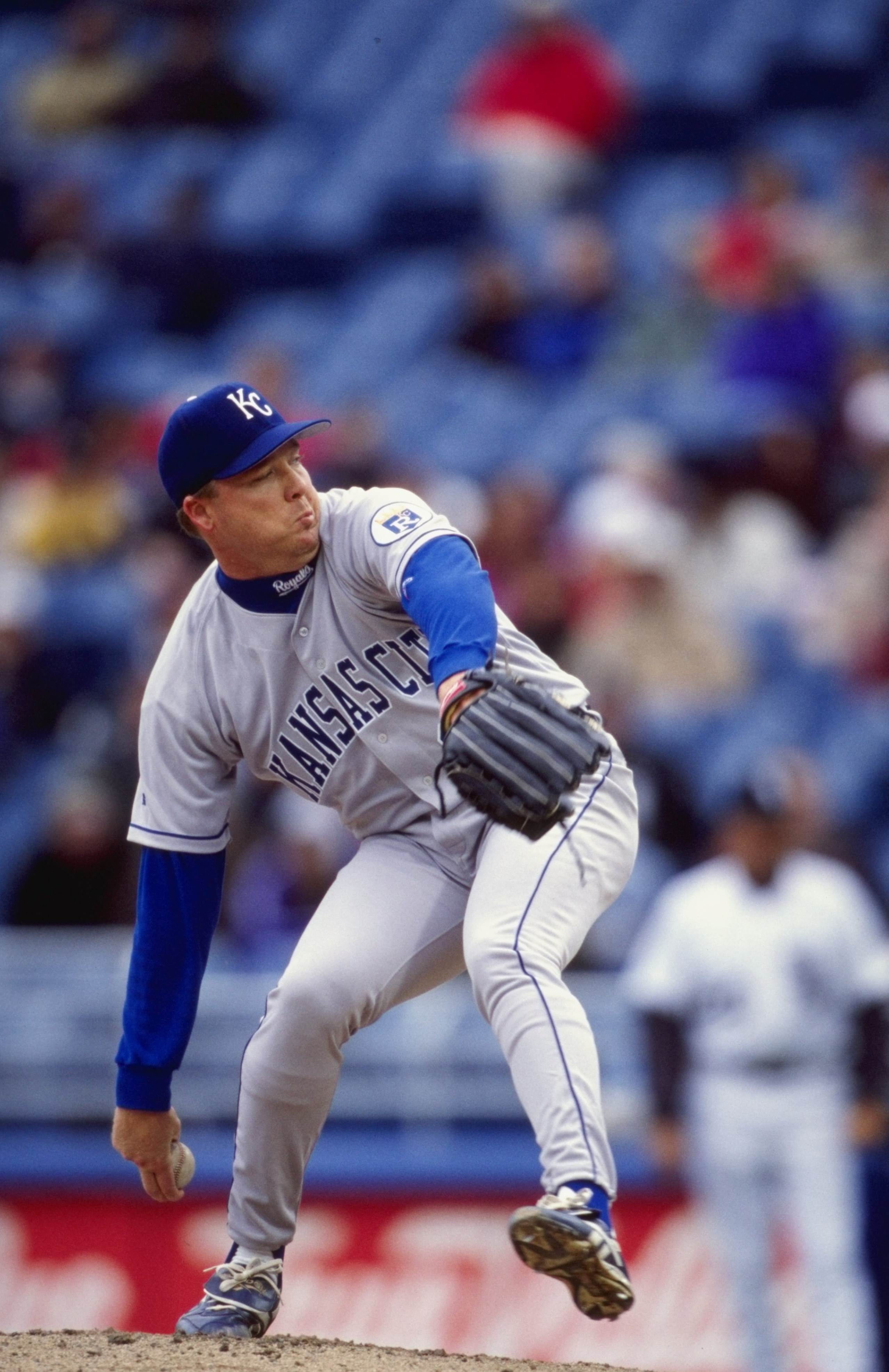 11 Apr 1999: Kevin Appier #17 of the Kansas City Royals winds up for the pitch during the game against the Chicago White Sox at the Comskey Park in Chicago, Illinois. The Royals defeated the White Sox 3-1. Mandatory Credit: Matthew Stockman /Allsport 11 Apr 1999: Kevin Appier #17 of the Kansas City Royals winds up for the pitch during the game against the Chicago White Sox at the Comskey Park in Chicago, Illinois. The Royals defeated the White Sox 3-1. Mandatory Credit: Matthew Stockman /Allsport