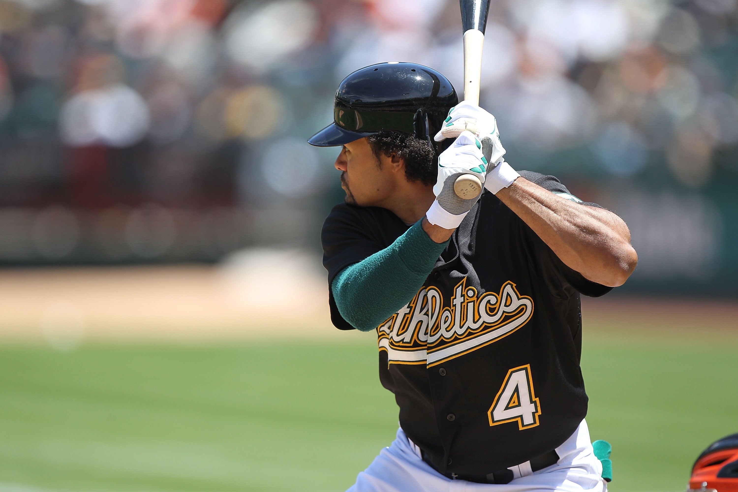 Oakland A's outfielder Coco Crisp proving his value at plate and