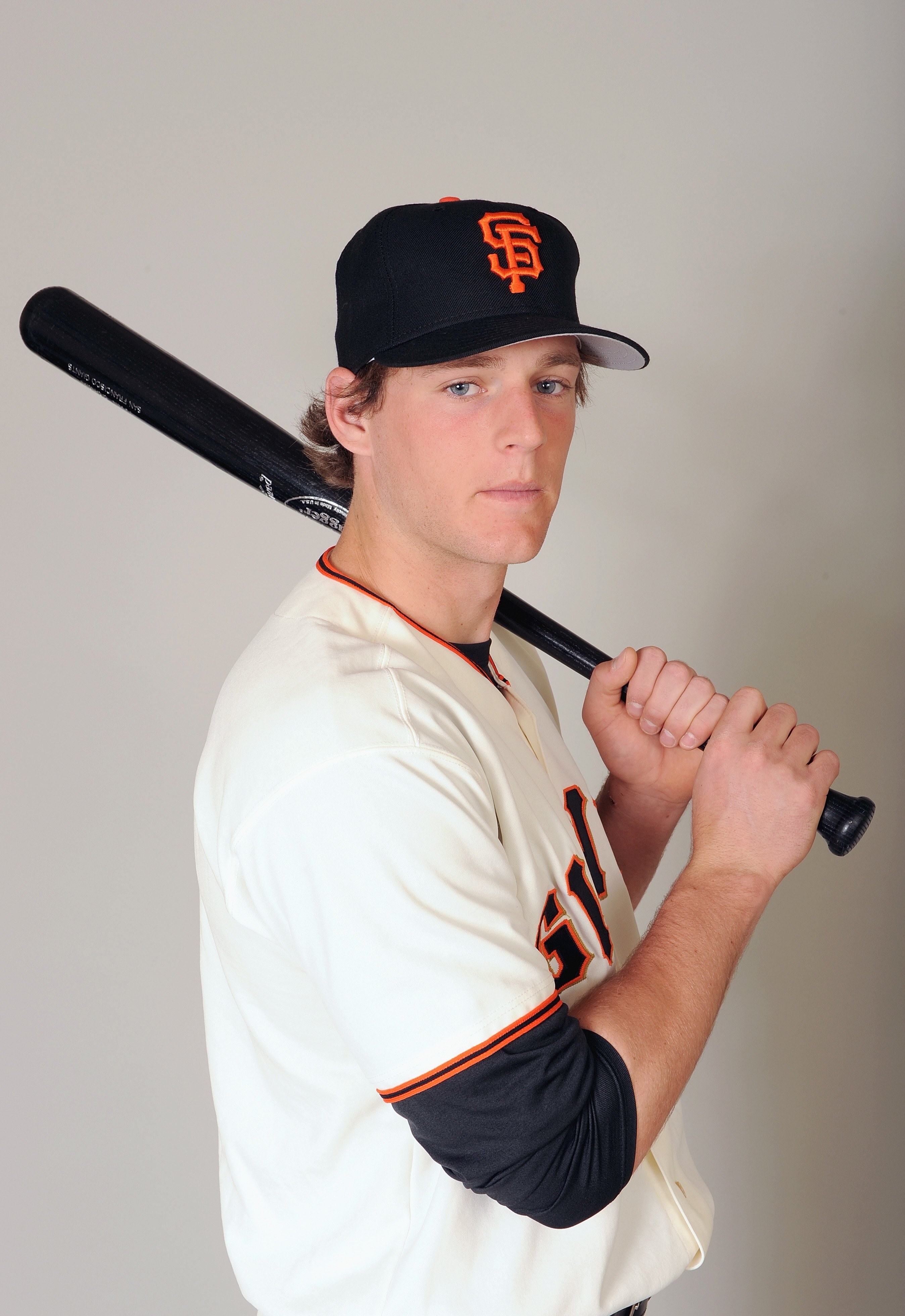 SCOTTSDALE, ARIZONA - FEBRUARY 23:  Conor Gillaspie of the San Francisco Giants poses during photo day at Scottsdale Stadium on February 23, 2009 in Scottsdale, Arizona. (Photo by: Harry How/Getty Images)