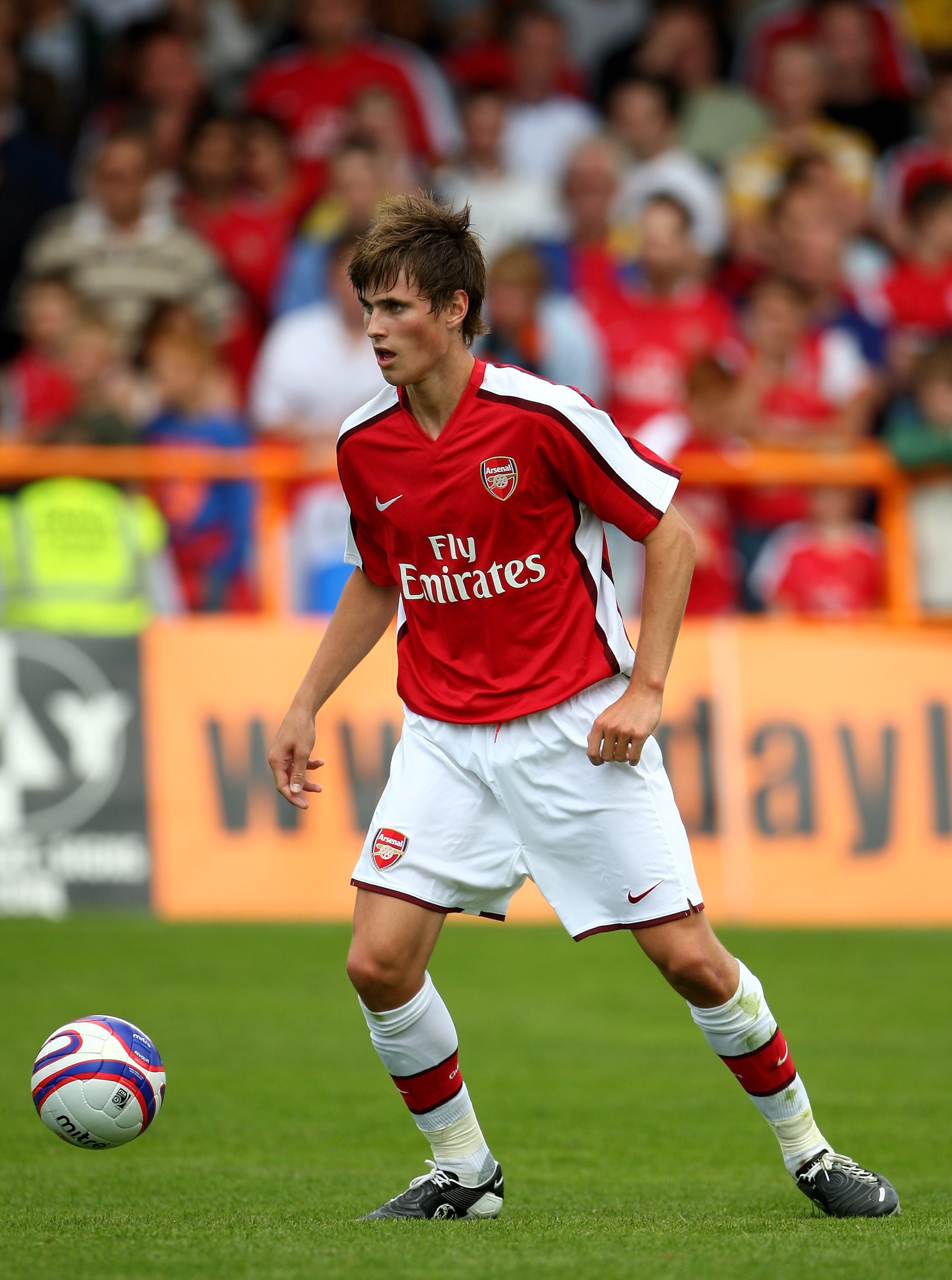 LONDON - JULY 19:  Havard Nordtveit  Arsenal during the Pre Season Friendly match between Barnet and Arsenal at Underhill on July 19, 2008 in London, United Kingdom.  (Photo by Phil Cole/Getty Images)