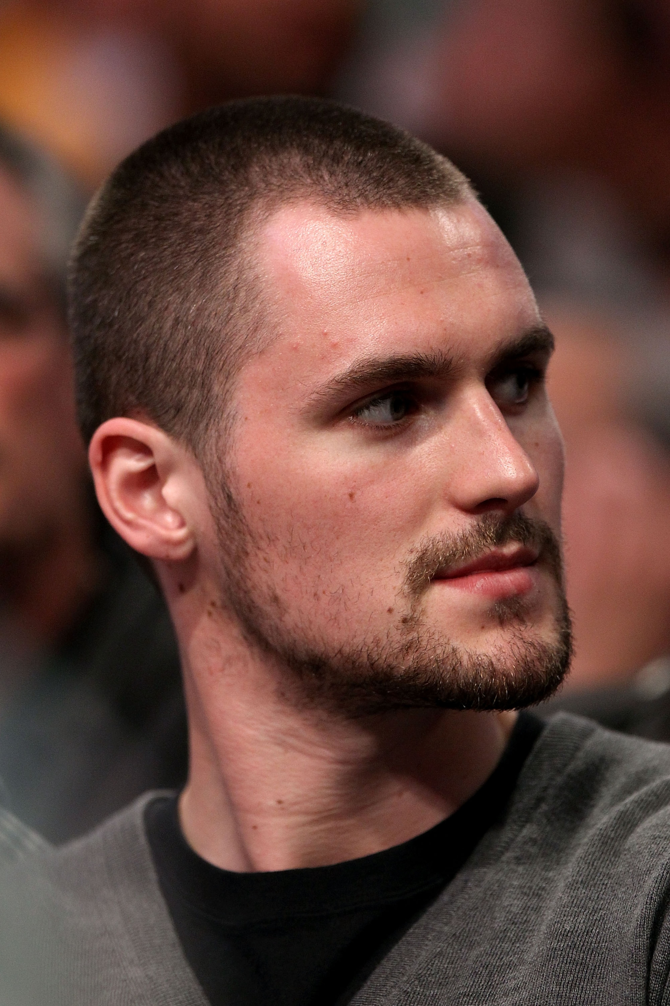 LOS ANGELES, CA - JUNE 06:  Kevin Love of the Minnesota Timberwolves attends Game Two of the 2010 NBA Finals between the Boston Celtics and the Los Angeles Lakers at Staples Center on June 6, 2010 in Los Angeles, California. NOTE TO USER: User expressly a