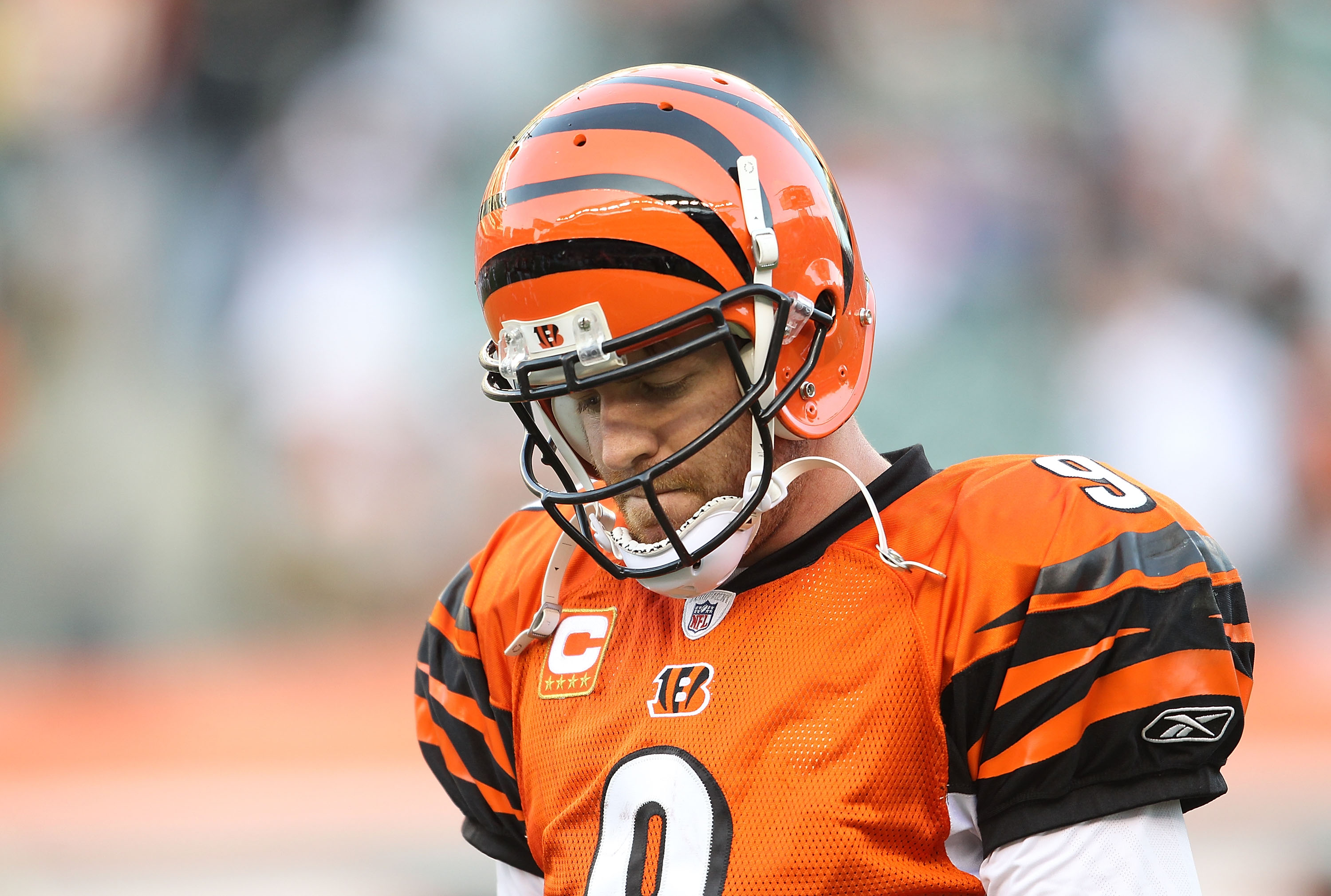 Carson Palmer isn't confident that the Bengals will invest around