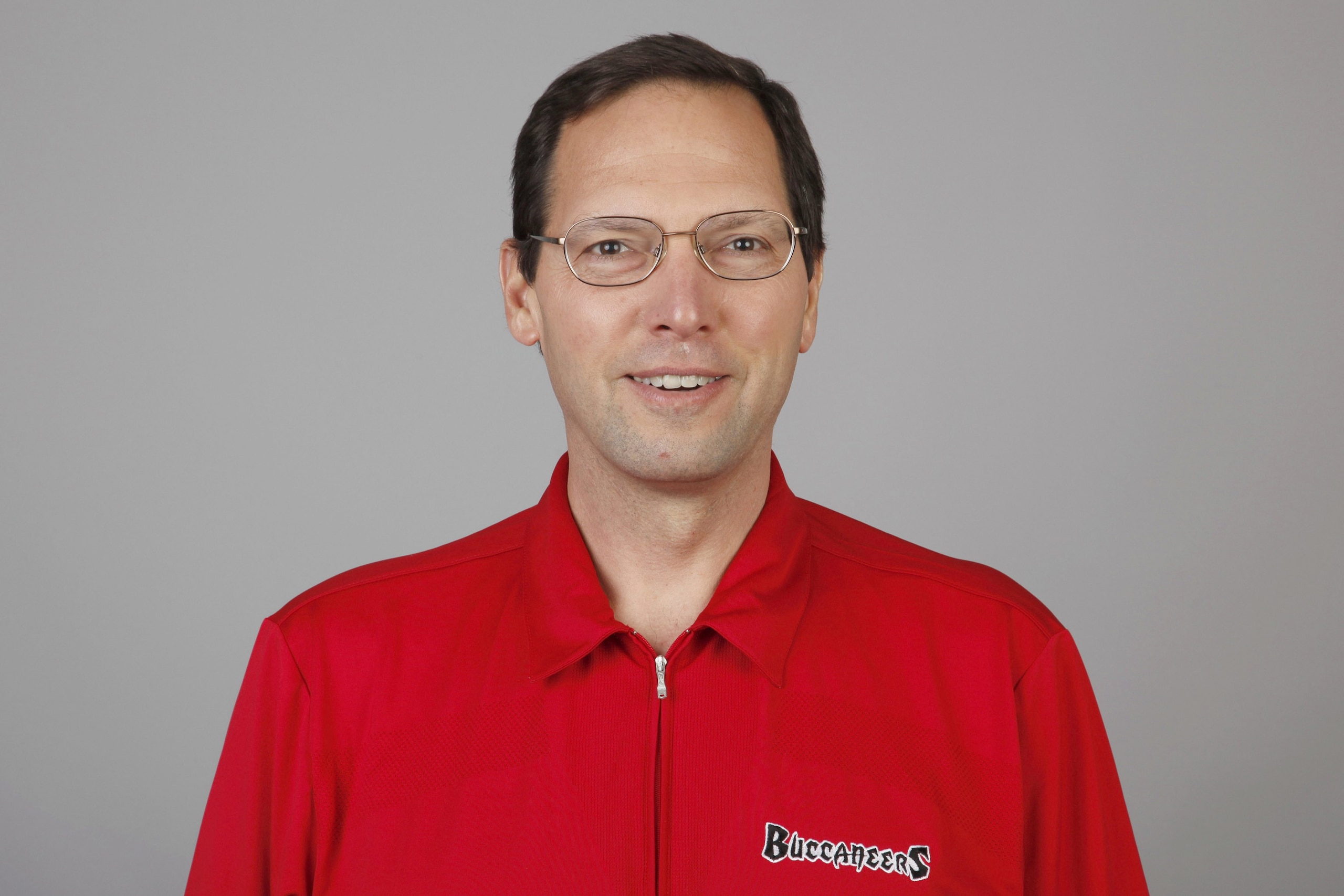TAMPA, FL - 2009:  Pete Mangurian of the Tampa Bay Buccaneers poses for his 2009 NFL headshot at photo day in Tampa, Florida.  (Photo by NFL Photos)