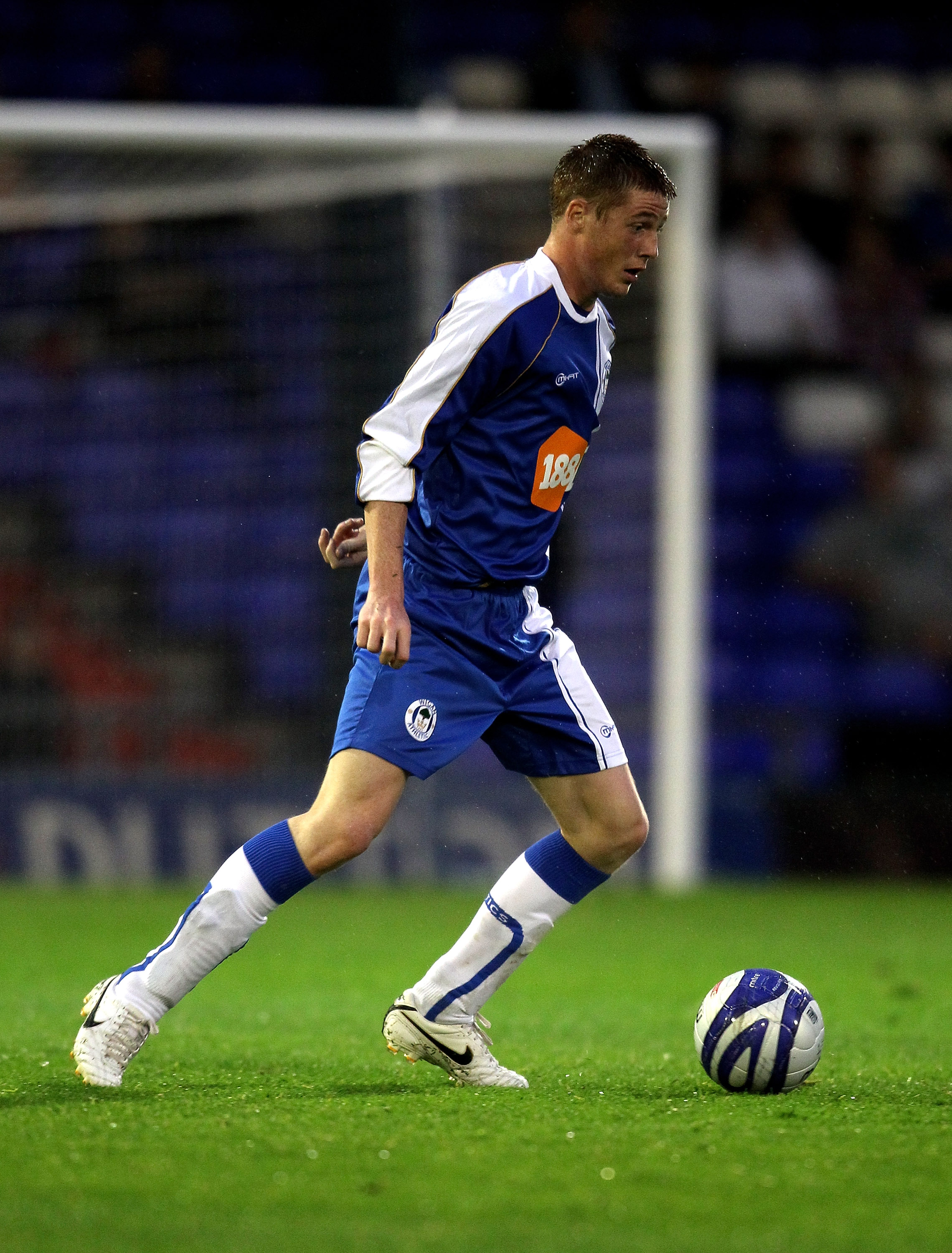 OLDHAM, ENGLAND - JULY 20: James McCarthy of Wigan looks on during the pre season friendly match between Oldham Athletic and Wigan Athletic at Boundary Park on July 20, 2010 in Oldham, England. (Photo by David Rogers/Getty Images)