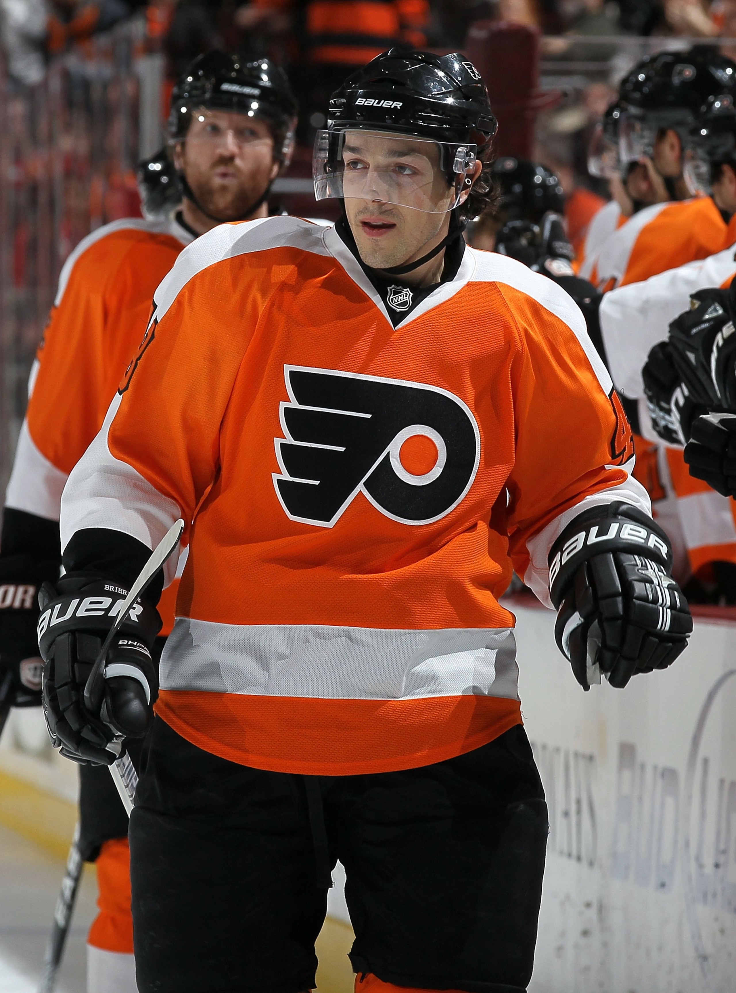 PHILADELPHIA, PA - JANUARY 20: Daniel Briere #48 of the Philadelphia Flyers skates against the Ottawa Senators on January 20, 2011 at Wells Fargo Center in Philadelphia, Pennsylvania. (Photo by Jim McIsaac/Getty Images) PHILADELPHIA, PA - JANUARY 20: Daniel Briere #48 of the Philadelphia Flyers skates against the Ottawa Senators on January 20, 2011 at Wells Fargo Center in Philadelphia, Pennsylvania. (Photo by Jim McIsaac/Getty Images)