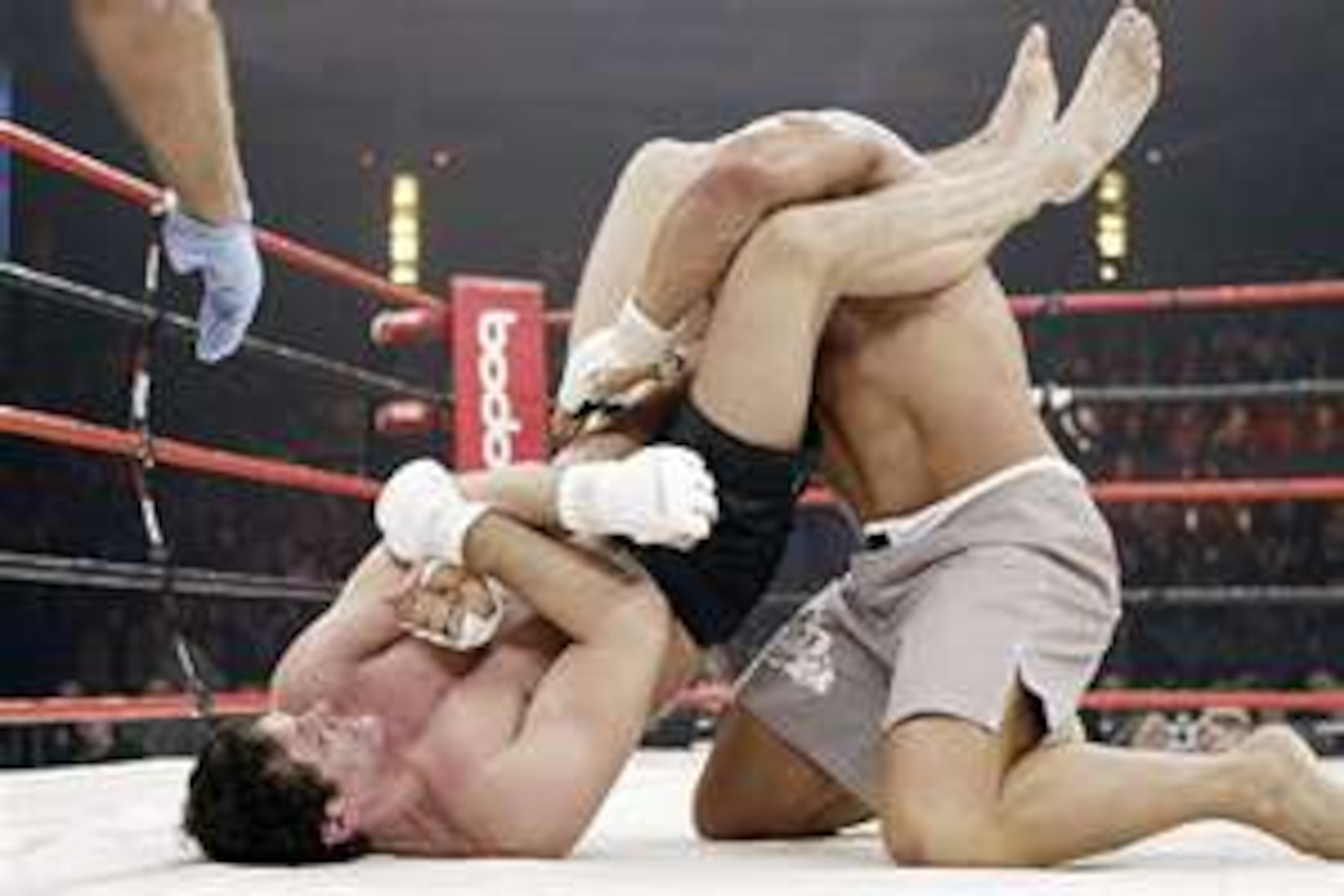 Roger Gracie securing an arm bar victory
