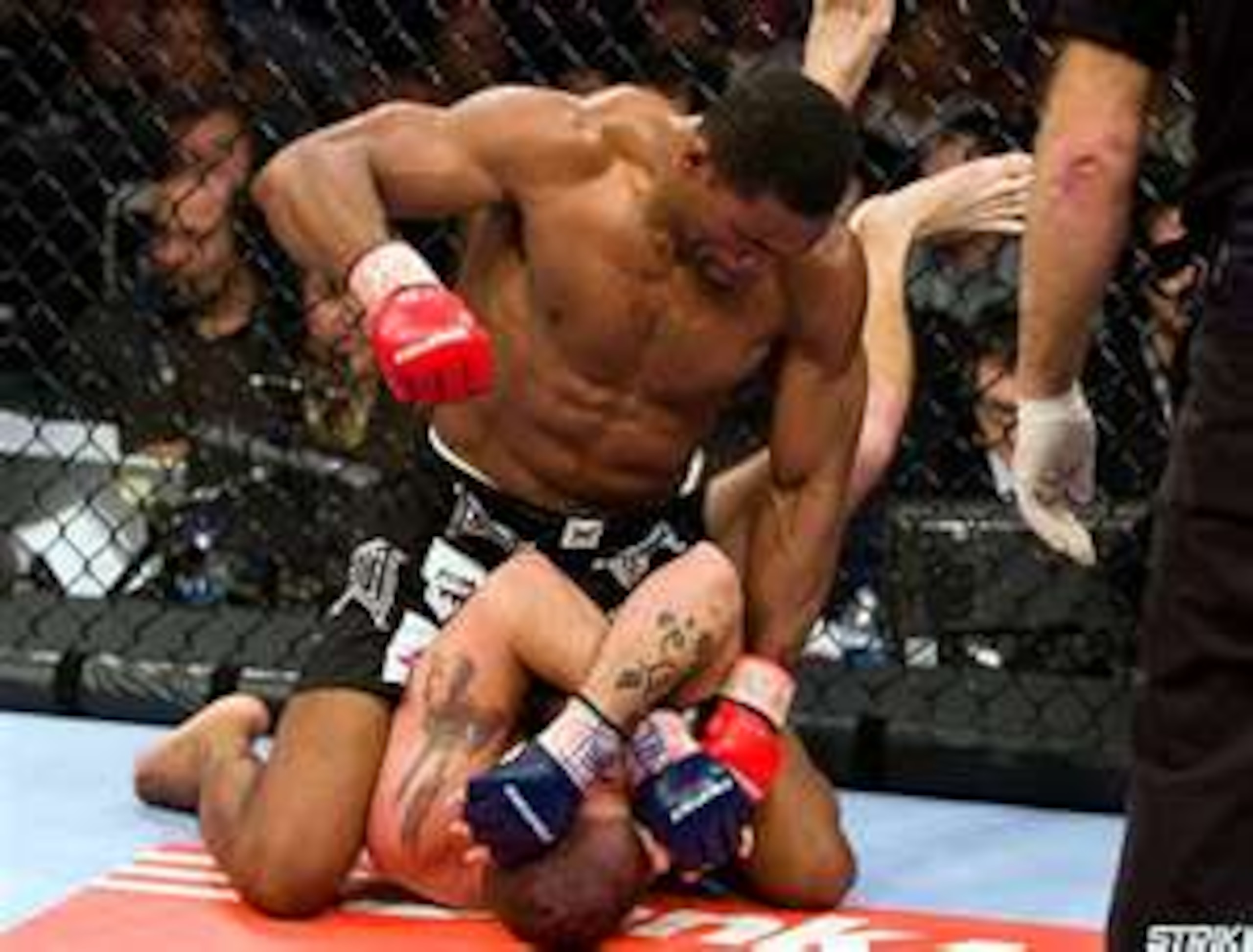 Herschel Walker executing lethal ground and pound