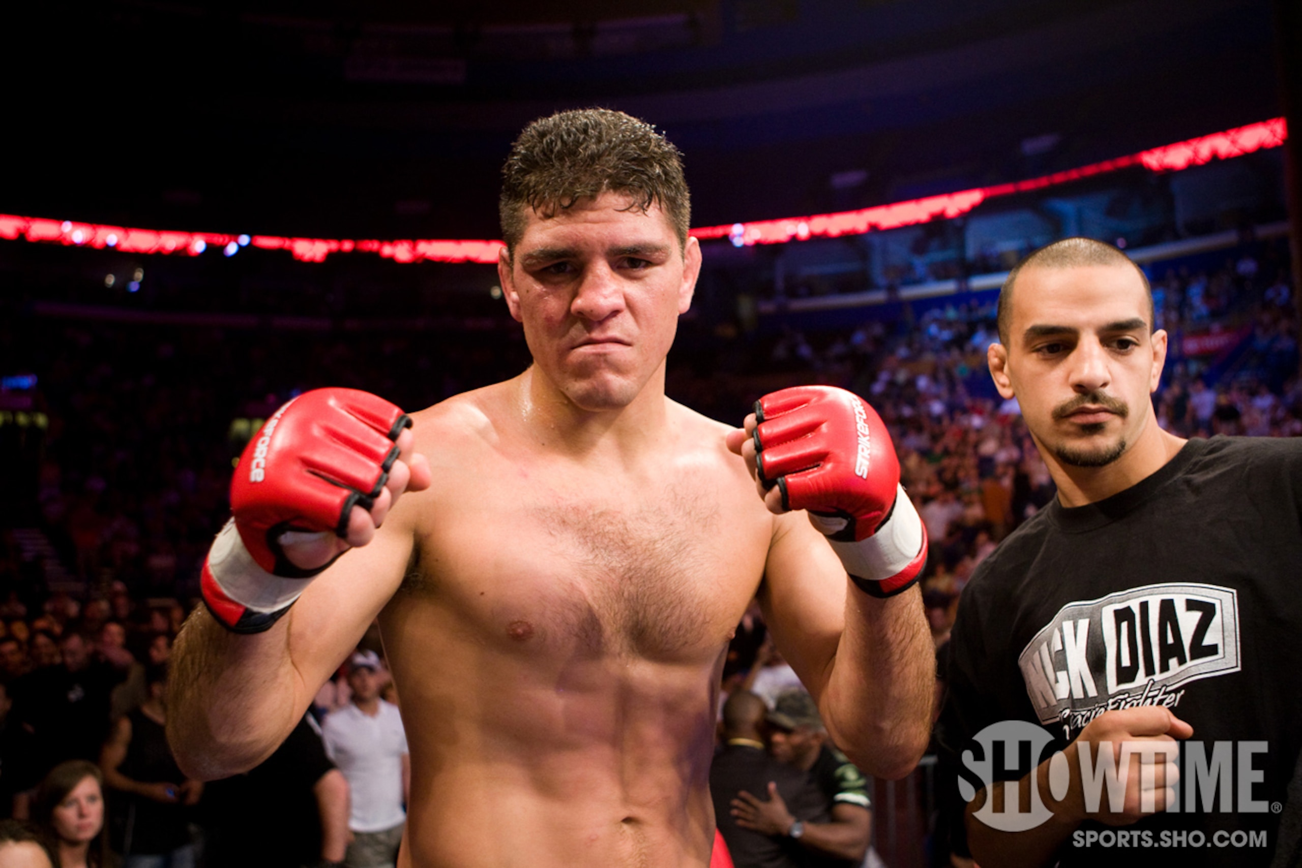 Current Strikeforce welterweight champion, Nick Diaz