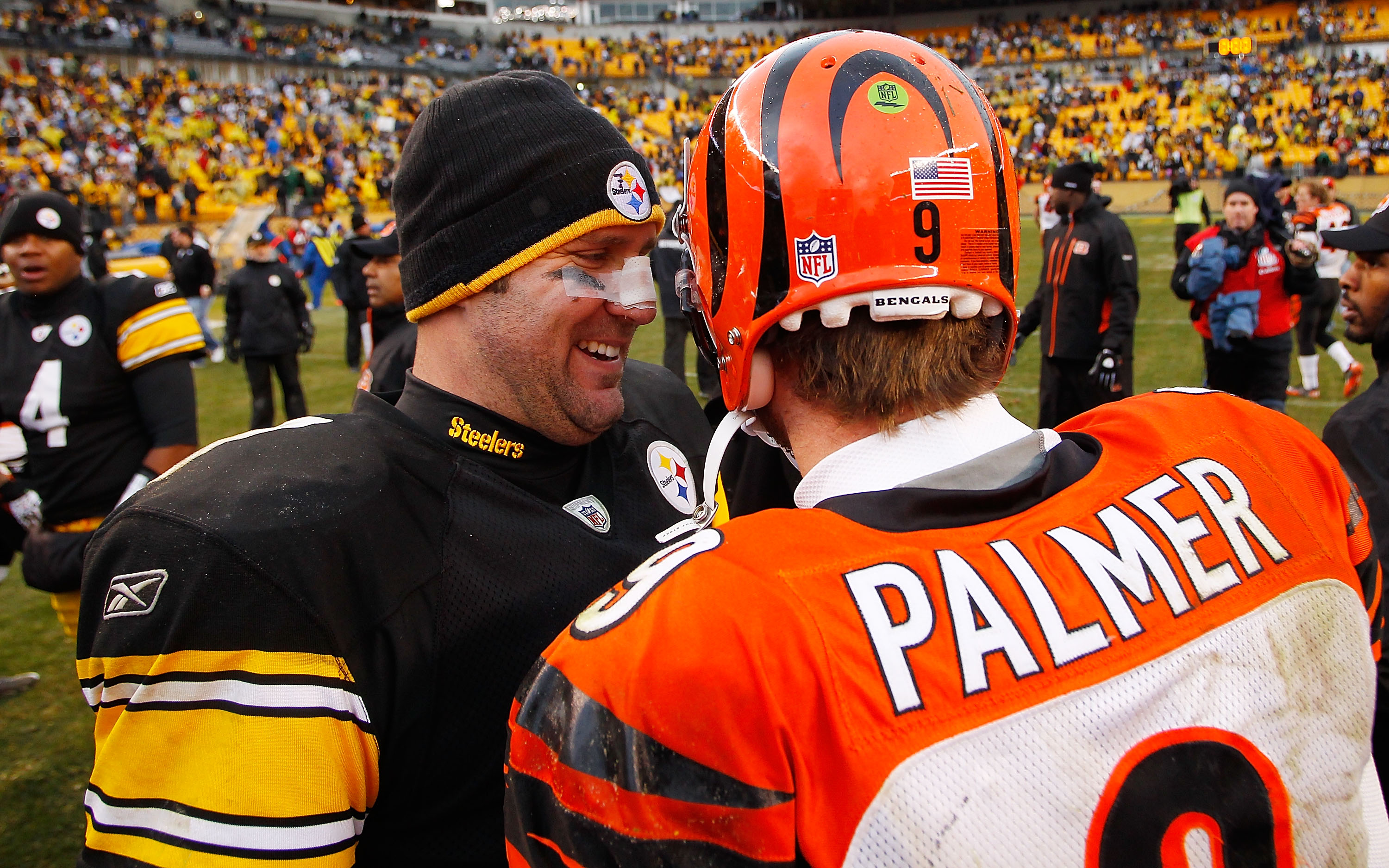 Carson Palmer Throws Two Pick-Sixs Against The Pittsburgh Steelers - Cincy  Jungle