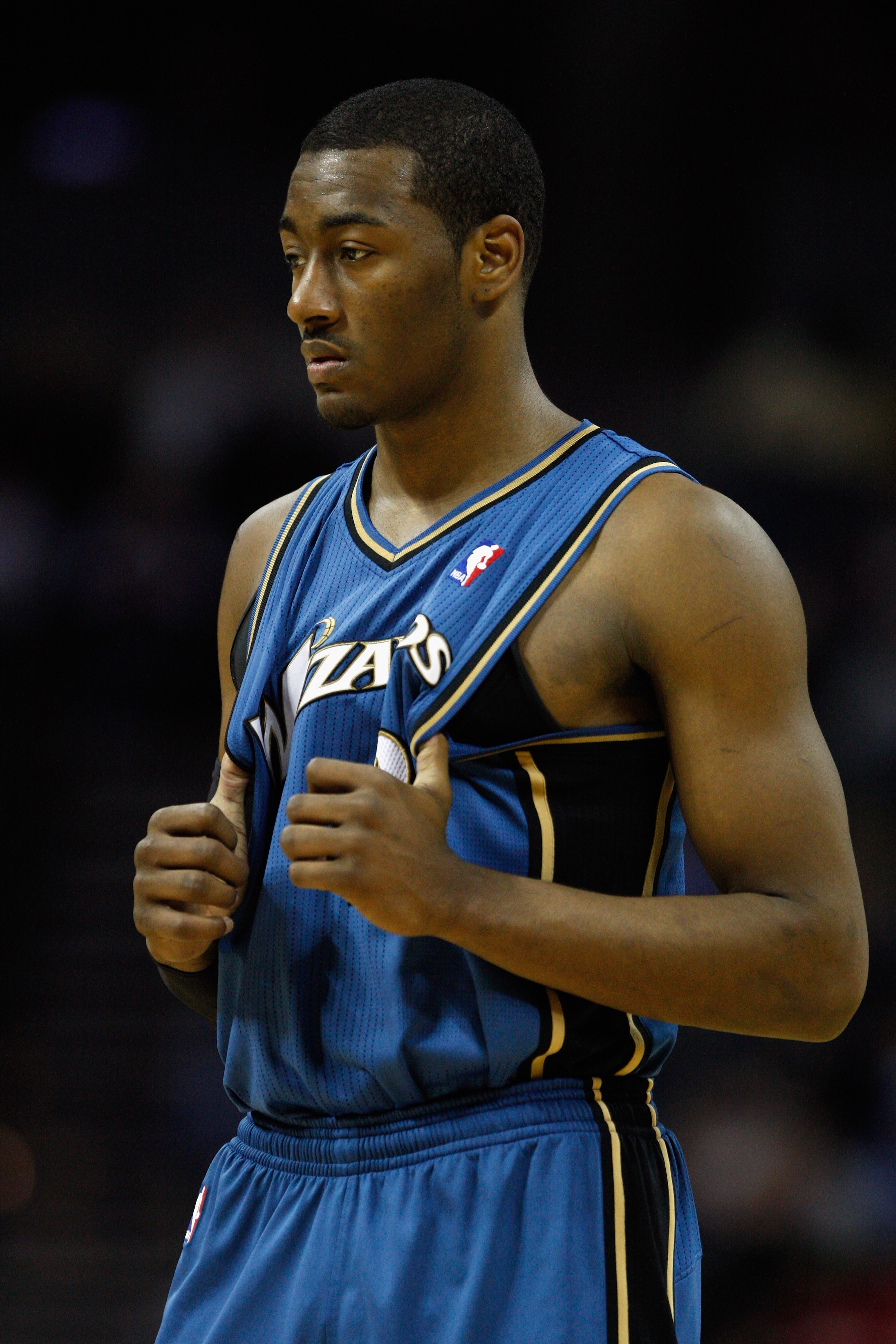 CHARLOTTE, NC - JANUARY 08: John Wall #2 of the Washington Wizards waits to play against the Charlotte Bobcats during their game at Time Warner Cable Arena on January 8, 2011 in Charlotte, North Carolina. NOTE TO USER: User expressly acknowledges and agr CHARLOTTE, NC - JANUARY 08: John Wall #2 of the Washington Wizards waits to play against the Charlotte Bobcats during their game at Time Warner Cable Arena on January 8, 2011 in Charlotte, North Carolina. NOTE TO USER: User expressly acknowledges and agr