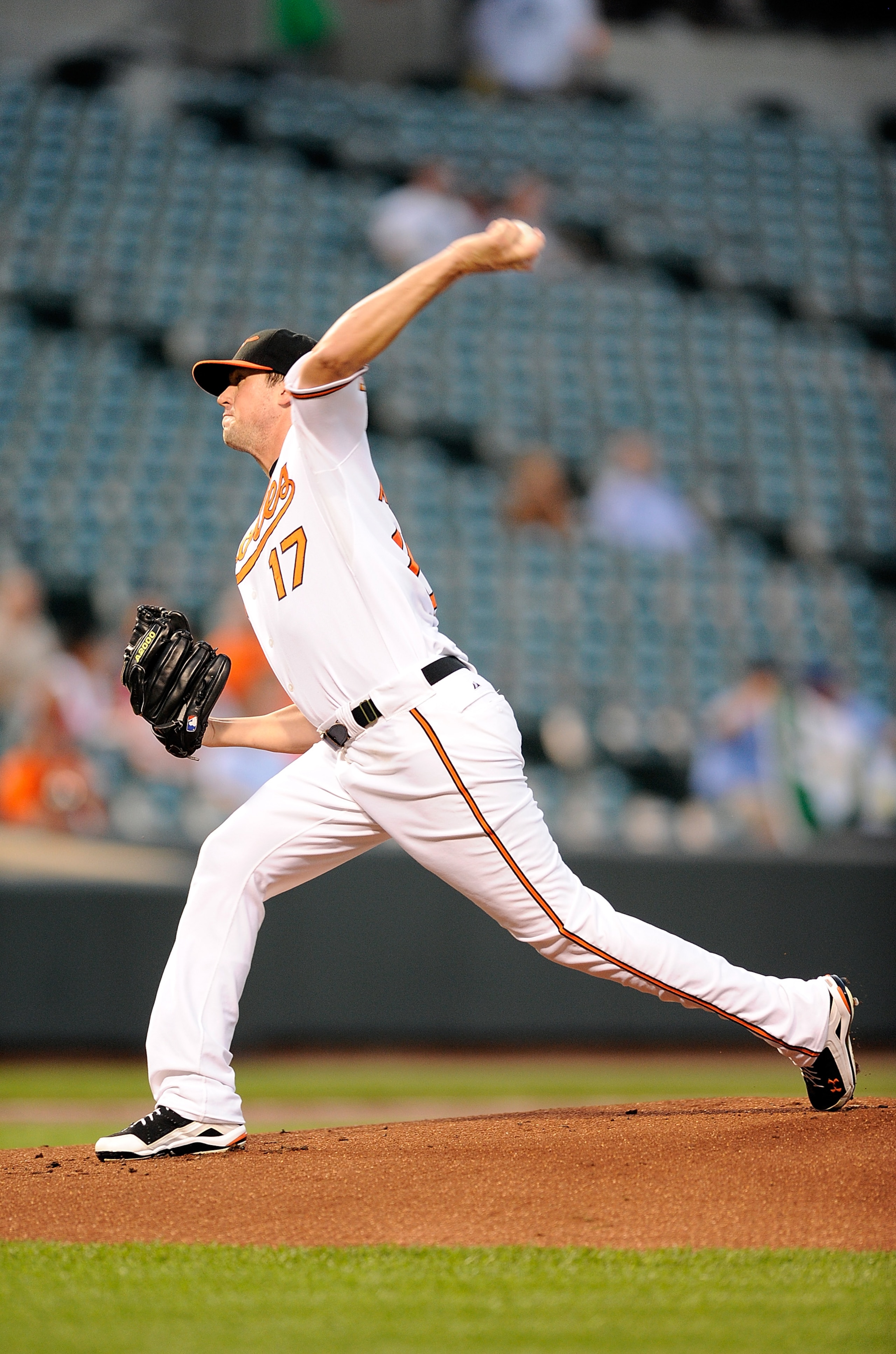 BALTIMORE - SEPTEMBER 13: Brian Matusz #17 of the Baltimore Orioles pitches against the Toronto Blue Jays at Camden Yards on September 13, 2010 in Baltimore, Maryland. (Photo by Greg Fiume/Getty Images) BALTIMORE - SEPTEMBER 13: Brian Matusz #17 of the Baltimore Orioles pitches against the Toronto Blue Jays at Camden Yards on September 13, 2010 in Baltimore, Maryland. (Photo by Greg Fiume/Getty Images)