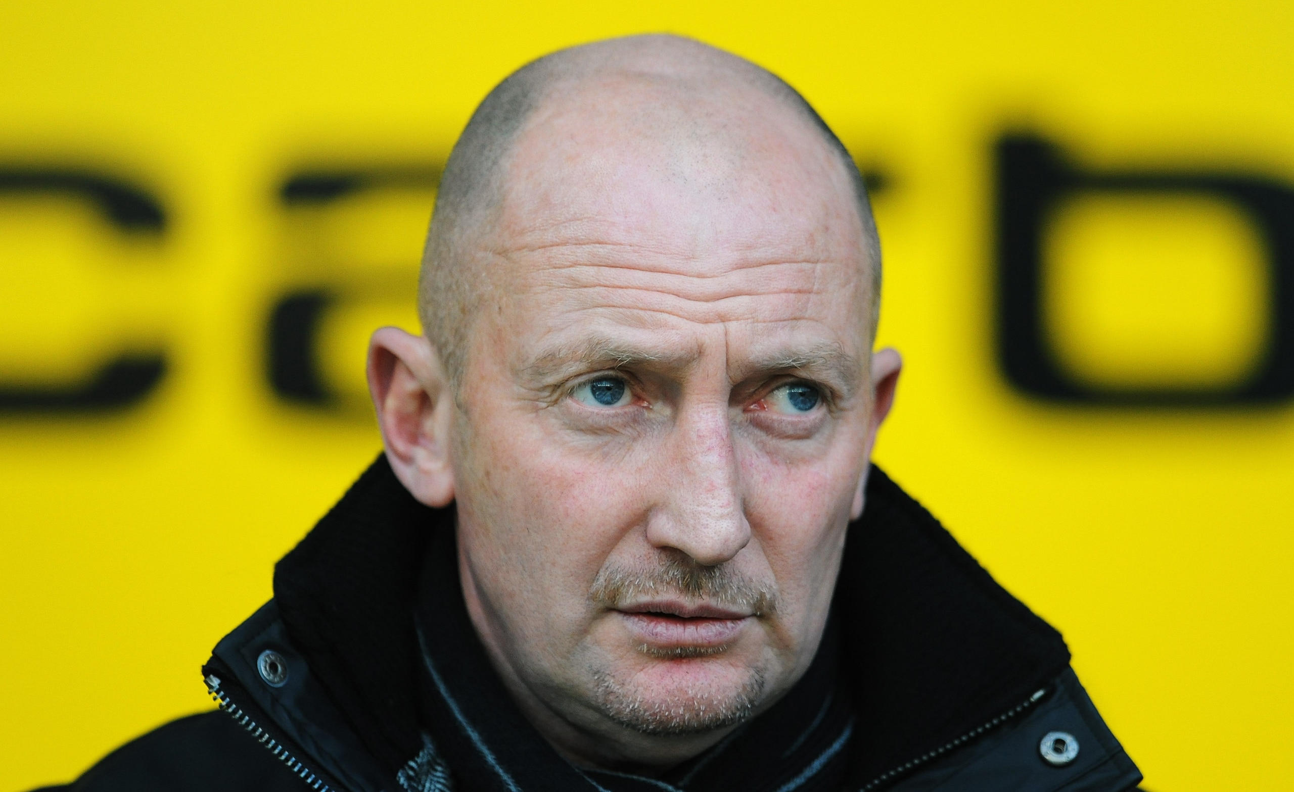 BLACKPOOL, ENGLAND - NOVEMBER 20:  Blackpool manager Ian Holloway looks on during the Barclays Premier League match between Blackpool and Wolverhampton Wanderers at Bloomfield Road on November 20, 2010 in Blackpool, England.  (Photo by Chris Brunskill/Get