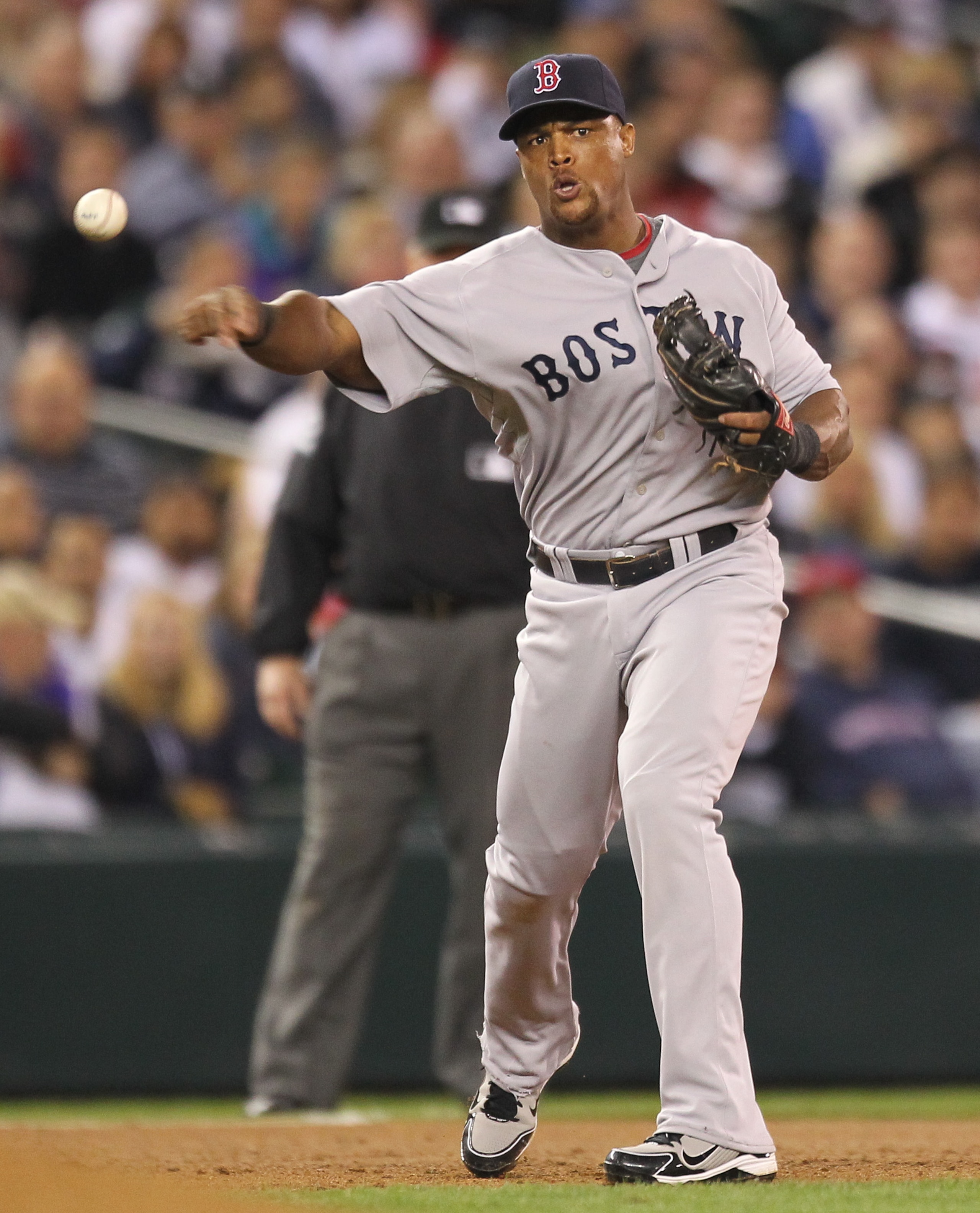 SEATTLE - SEPTEMBER 13: Adrian Beltre #29 of the Boston Red Sox throws to first base against the Seattle Mariners at Safeco Field on September 13, 2010 in Seattle, Washington. (Photo by Otto Greule Jr/Getty Images) SEATTLE - SEPTEMBER 13: Adrian Beltre #29 of the Boston Red Sox throws to first base against the Seattle Mariners at Safeco Field on September 13, 2010 in Seattle, Washington. (Photo by Otto Greule Jr/Getty Images)