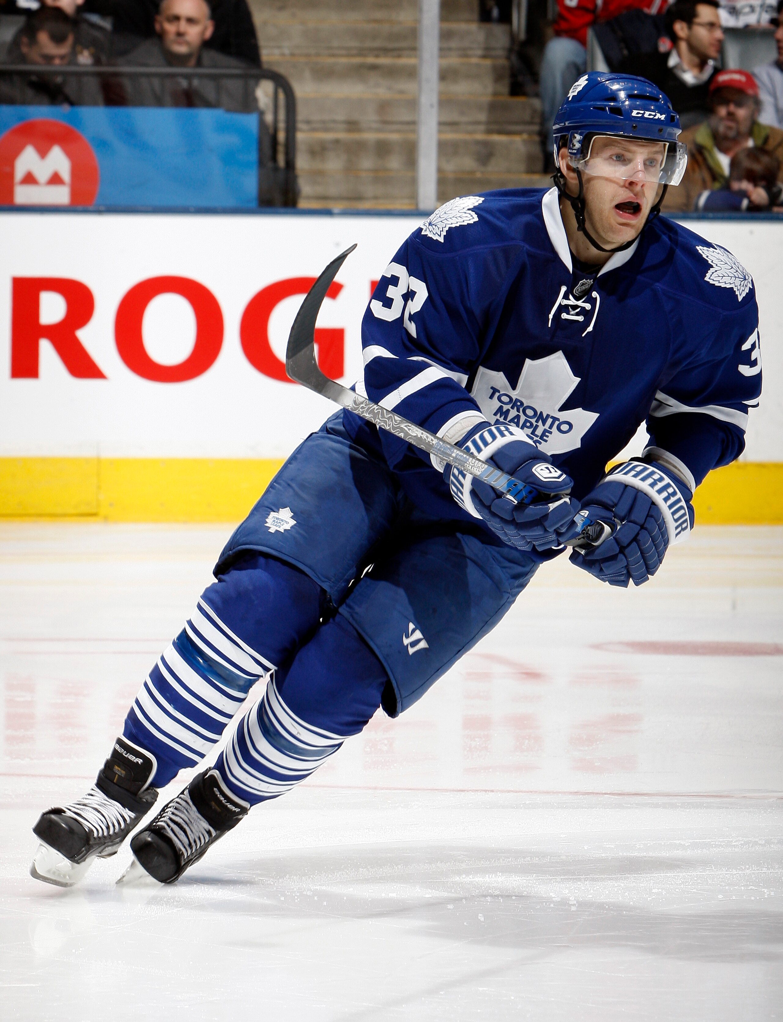 TORONTO, CANADA - JANUARY 22: Kris Versteeg #32 of the Toronto Maple Leafs skates up the ice during game action at the Air Canada Centre against the Washington Capitals January 22, 2011 in Toronto, Ontario, Canada. (Photo by Abelimages/Getty Images) TORONTO, CANADA - JANUARY 22: Kris Versteeg #32 of the Toronto Maple Leafs skates up the ice during game action at the Air Canada Centre against the Washington Capitals January 22, 2011 in Toronto, Ontario, Canada. (Photo by Abelimages/Getty Images)