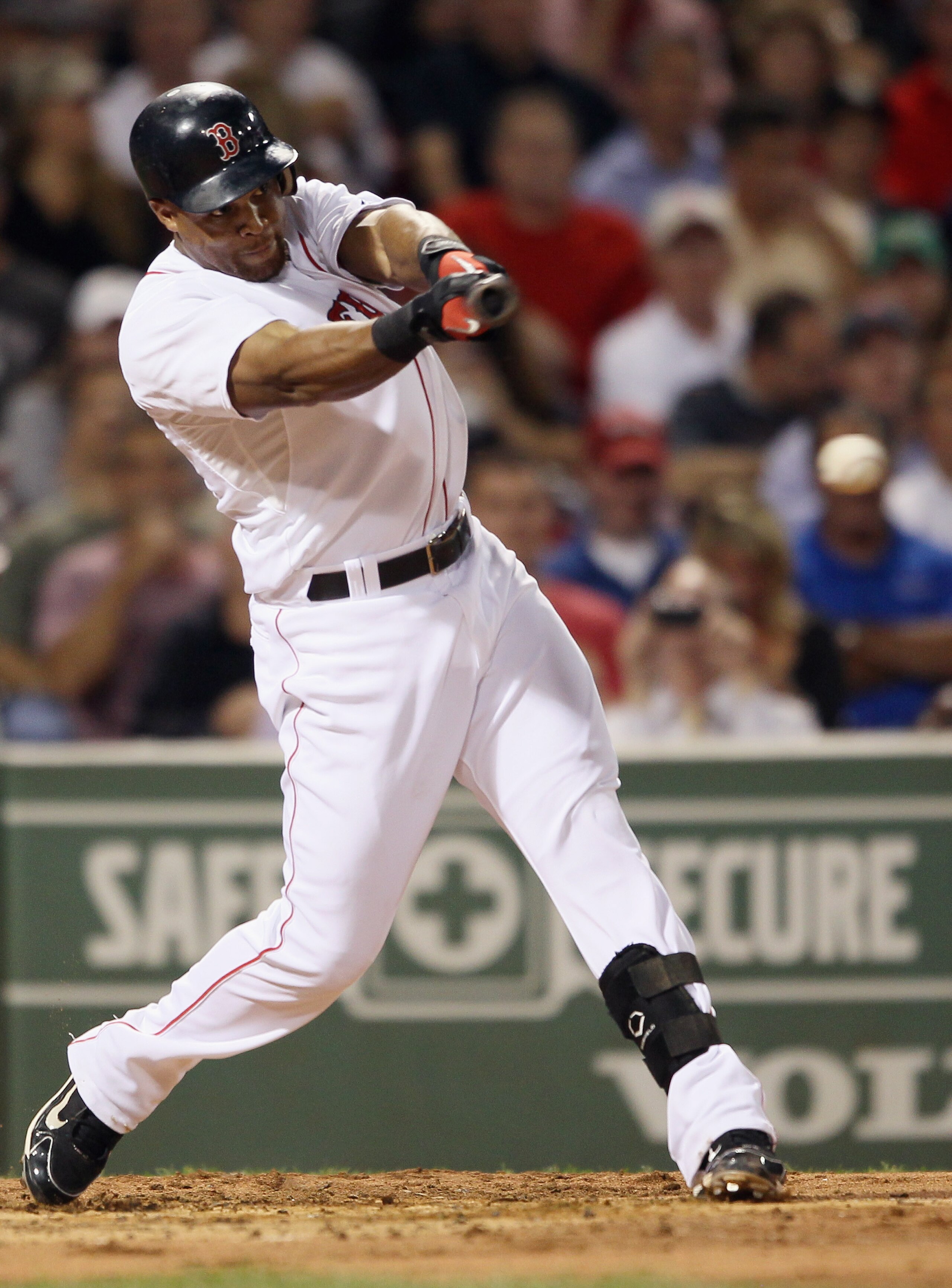 BOSTON - SEPTEMBER 22: Adrian Beltre #29 of the Boston Red Sox hits a single in the second inning against the Baltimore Orioles on September 22, 2010 at Fenway Park in Boston, Massachusetts. (Photo by Elsa/Getty Images) BOSTON - SEPTEMBER 22: Adrian Beltre #29 of the Boston Red Sox hits a single in the second inning against the Baltimore Orioles on September 22, 2010 at Fenway Park in Boston, Massachusetts. (Photo by Elsa/Getty Images)