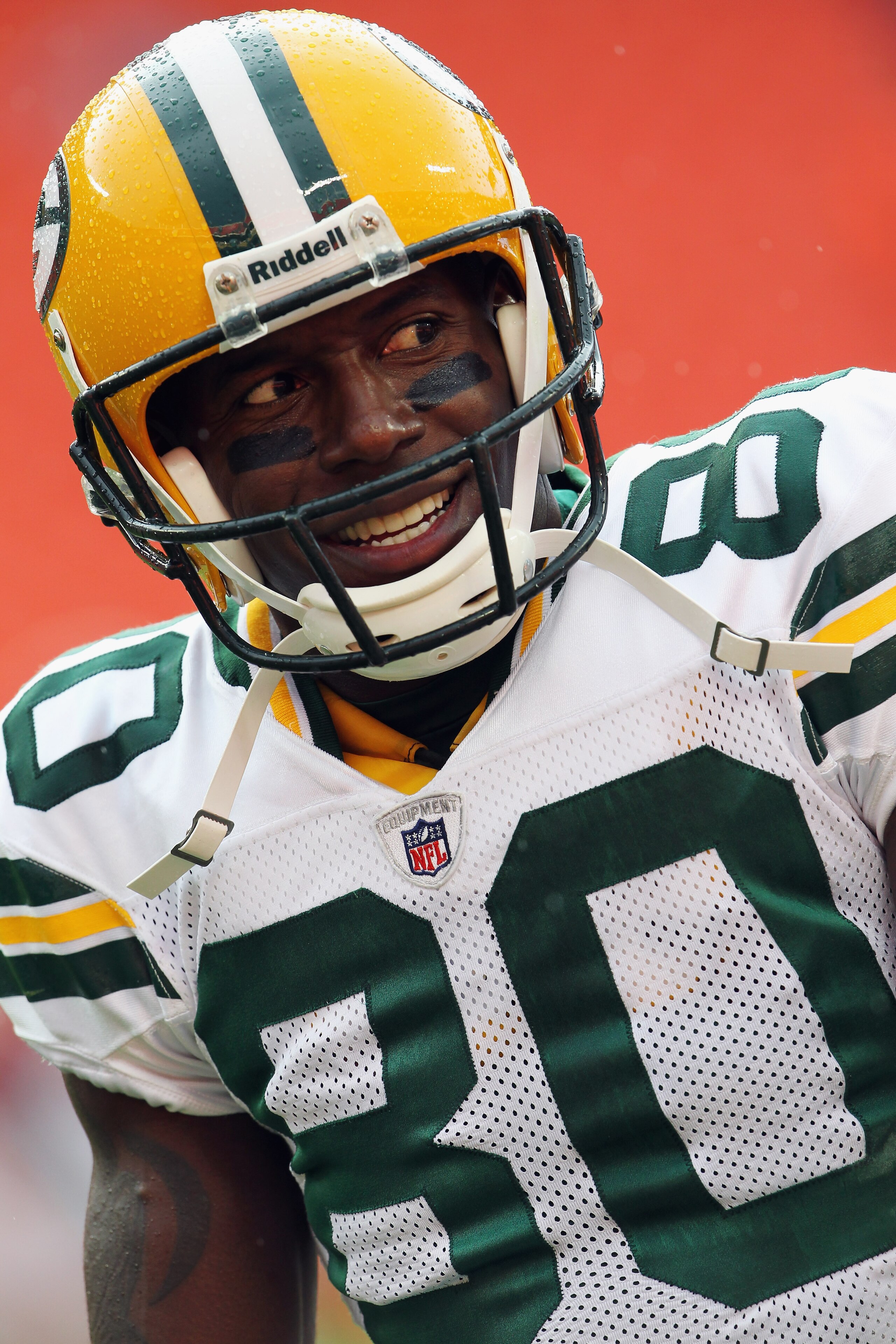 KANSAS CITY, MO - SEPTEMBER 02: Receiver Donald Driver #80 of the Green Bay Packers in action during player warm-ups prior to the game against the Kansas City Chiefs on September 2, 2010 at Arrowhead Stadium in Kansas City, Missouri. (Photo by Jamie Squ KANSAS CITY, MO - SEPTEMBER 02: Receiver Donald Driver #80 of the Green Bay Packers in action during player warm-ups prior to the game against the Kansas City Chiefs on September 2, 2010 at Arrowhead Stadium in Kansas City, Missouri. (Photo by Jamie Squ