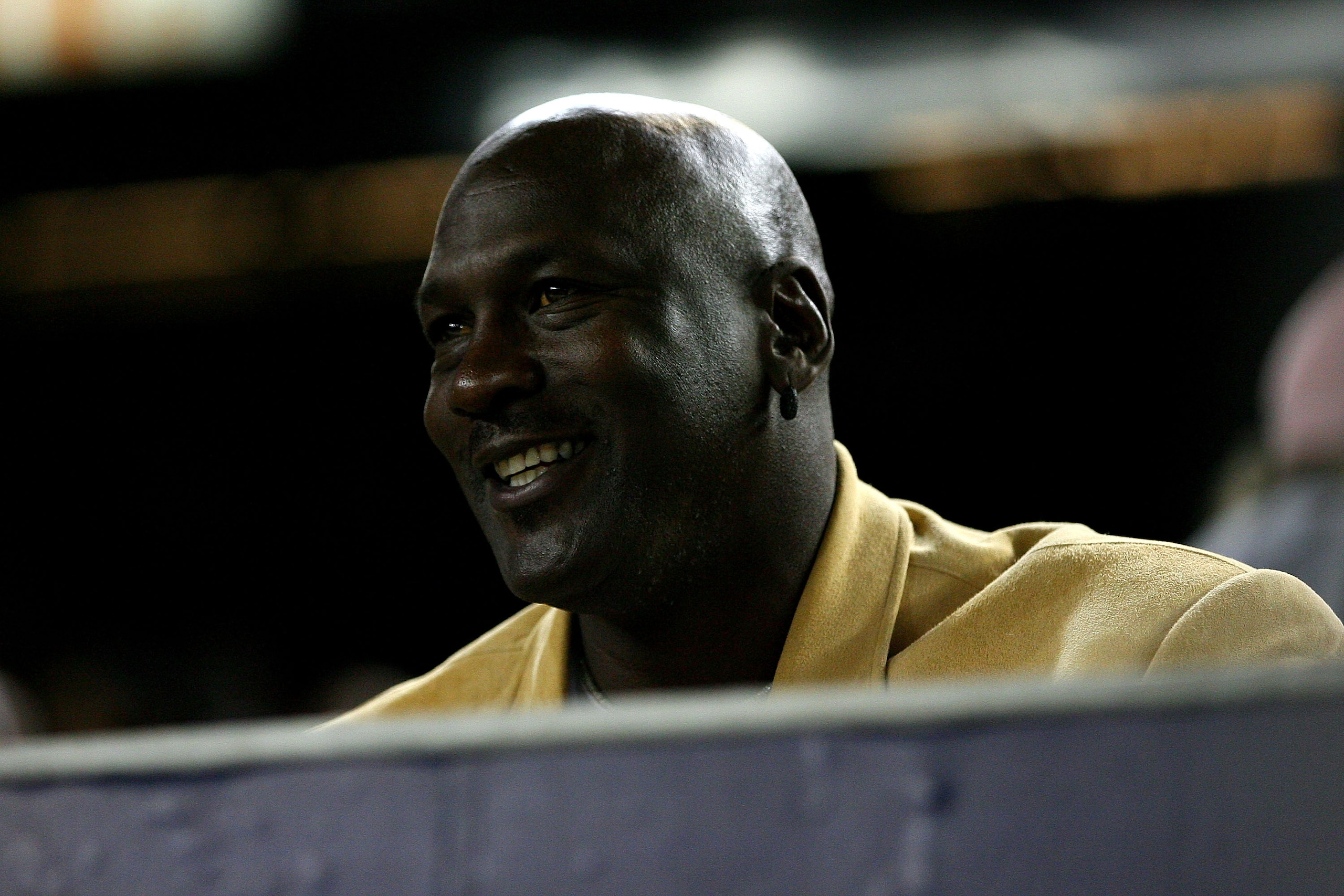 NEW YORK - OCTOBER 19: Basketball Hall of Famer Michael Jordan sits in the stands during Game Four of the ALCS during the 2010 MLB Playoffs at Yankee Stadium on October 19, 2010 in the Bronx borough of New York City. (Photo by Andrew Burton/Getty Images NEW YORK - OCTOBER 19: Basketball Hall of Famer Michael Jordan sits in the stands during Game Four of the ALCS during the 2010 MLB Playoffs at Yankee Stadium on October 19, 2010 in the Bronx borough of New York City. (Photo by Andrew Burton/Getty Images