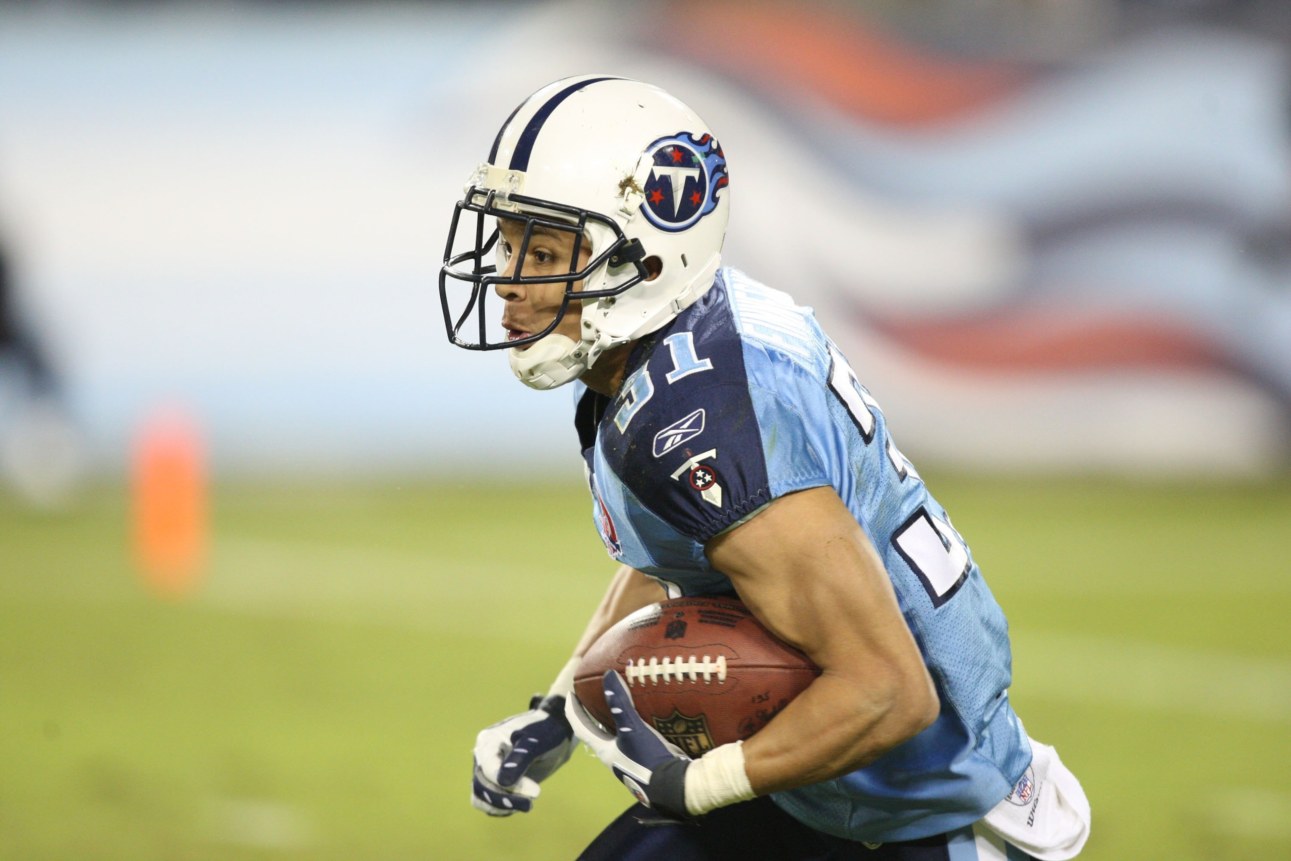 NASHVILLE, TN - NOVEMBER 1: Cortland Finnegan #31 of the Tennessee Titans returns an interception during the game against the Jacksonville Jaguars at LP Field on November 1, 2009 in Nashville, Tennessee. (Photo by Streeter Lecka/Getty Images) NASHVILLE, TN - NOVEMBER 1: Cortland Finnegan #31 of the Tennessee Titans returns an interception during the game against the Jacksonville Jaguars at LP Field on November 1, 2009 in Nashville, Tennessee. (Photo by Streeter Lecka/Getty Images)