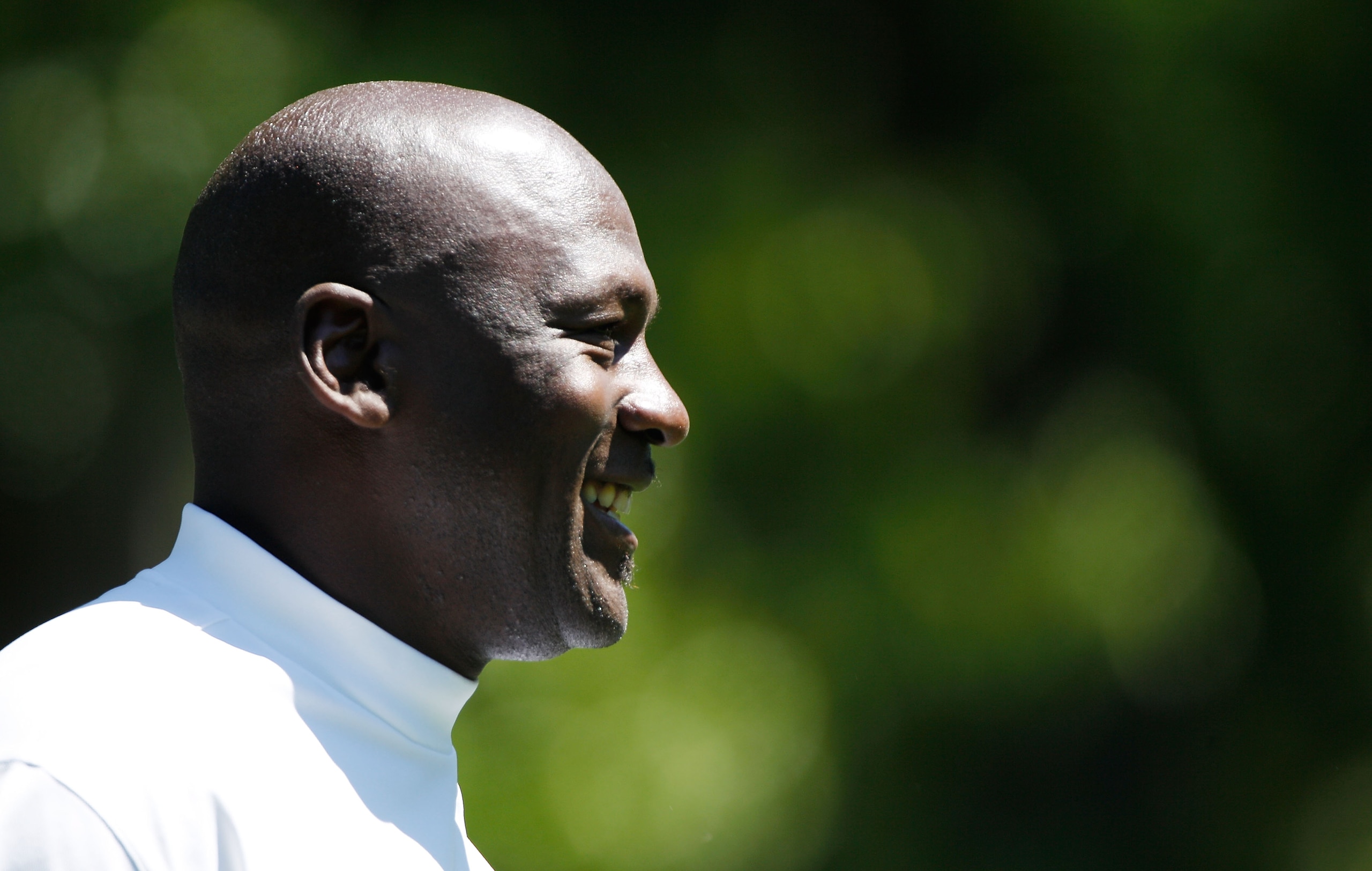 CHARLOTTE, NC - APRIL 28: Basketball legend Michael Jordan walks off a tee box during the pro am prior to the start of the 2010 Quail Hollow Championship at the Quail Hollow Club on April 28, 2010 in Charlotte, North Carolina. (Photo by Scott Halleran/G CHARLOTTE, NC - APRIL 28: Basketball legend Michael Jordan walks off a tee box during the pro am prior to the start of the 2010 Quail Hollow Championship at the Quail Hollow Club on April 28, 2010 in Charlotte, North Carolina. (Photo by Scott Halleran/G