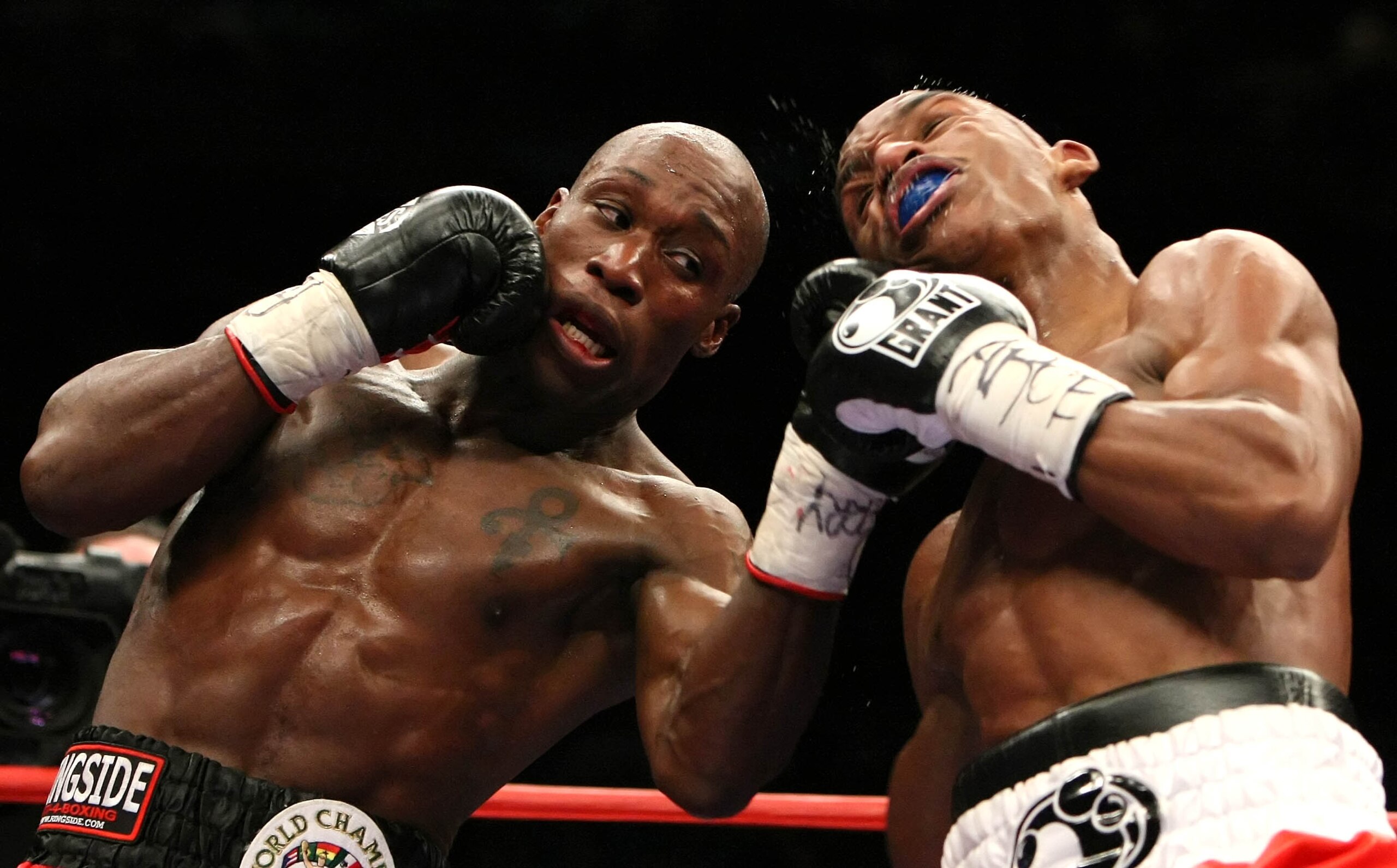 NEW YORK - JANUARY 19: DeMarcus Corley (L) lands a left hand upper cut against Devon Alexander (R) during their WBC Continental Super Welterweight Championship bout at Madison Square Garden January 19, 2008 in New York City. (Photo by Al Bello/Getty Ima NEW YORK - JANUARY 19: DeMarcus Corley (L) lands a left hand upper cut against Devon Alexander (R) during their WBC Continental Super Welterweight Championship bout at Madison Square Garden January 19, 2008 in New York City. (Photo by Al Bello/Getty Ima