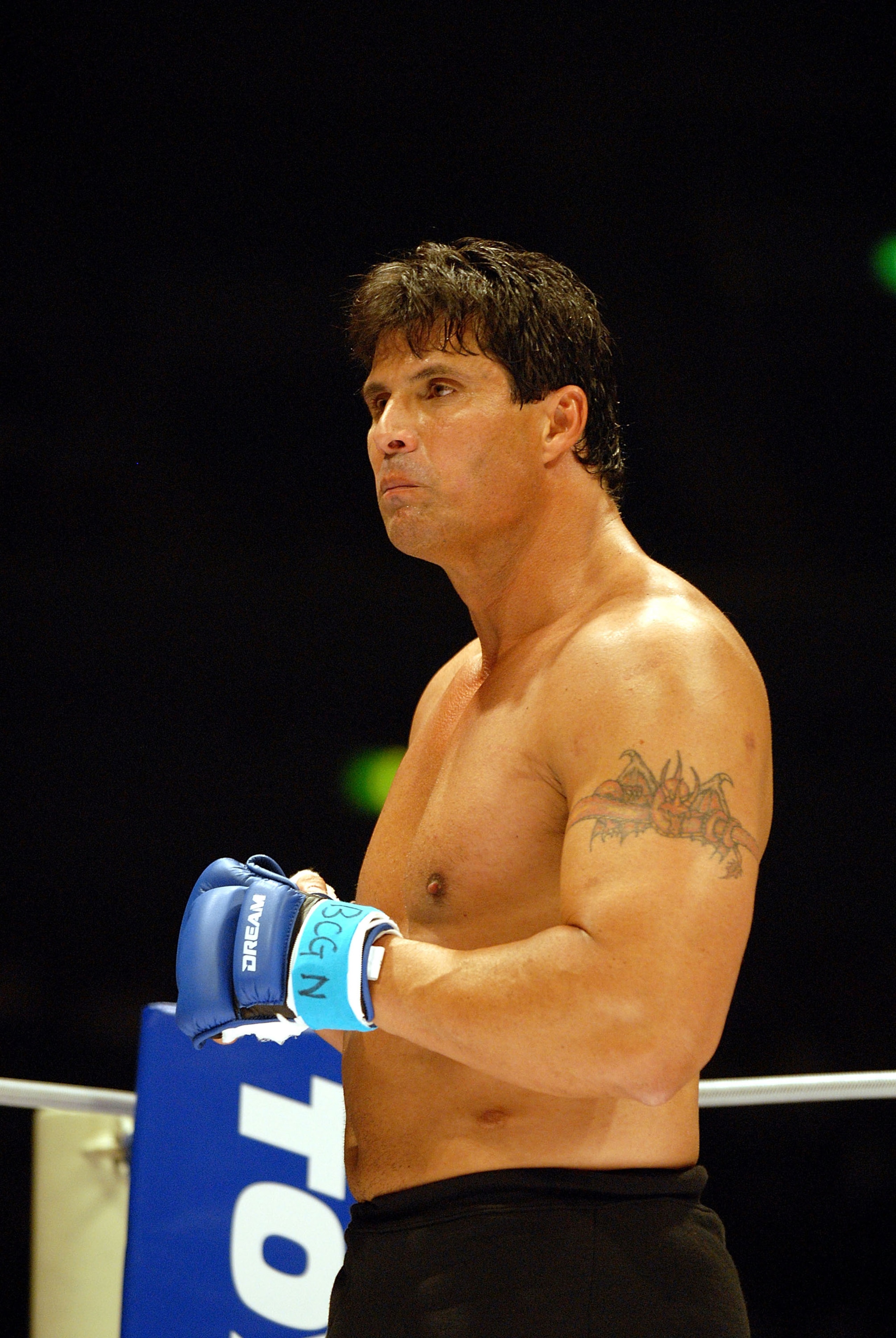 YOKOHAMA, JAPAN - MAY 26:  Former Oakland Athletics slugger Jose Canseco looks on prior to the match with Choi Hong-man at first Round of Super Hulk Tournament during Dream.9 at Yokohama Arena on May 26, 2009 in Yokohama, Kanagawa, Japan. Canseco lost at