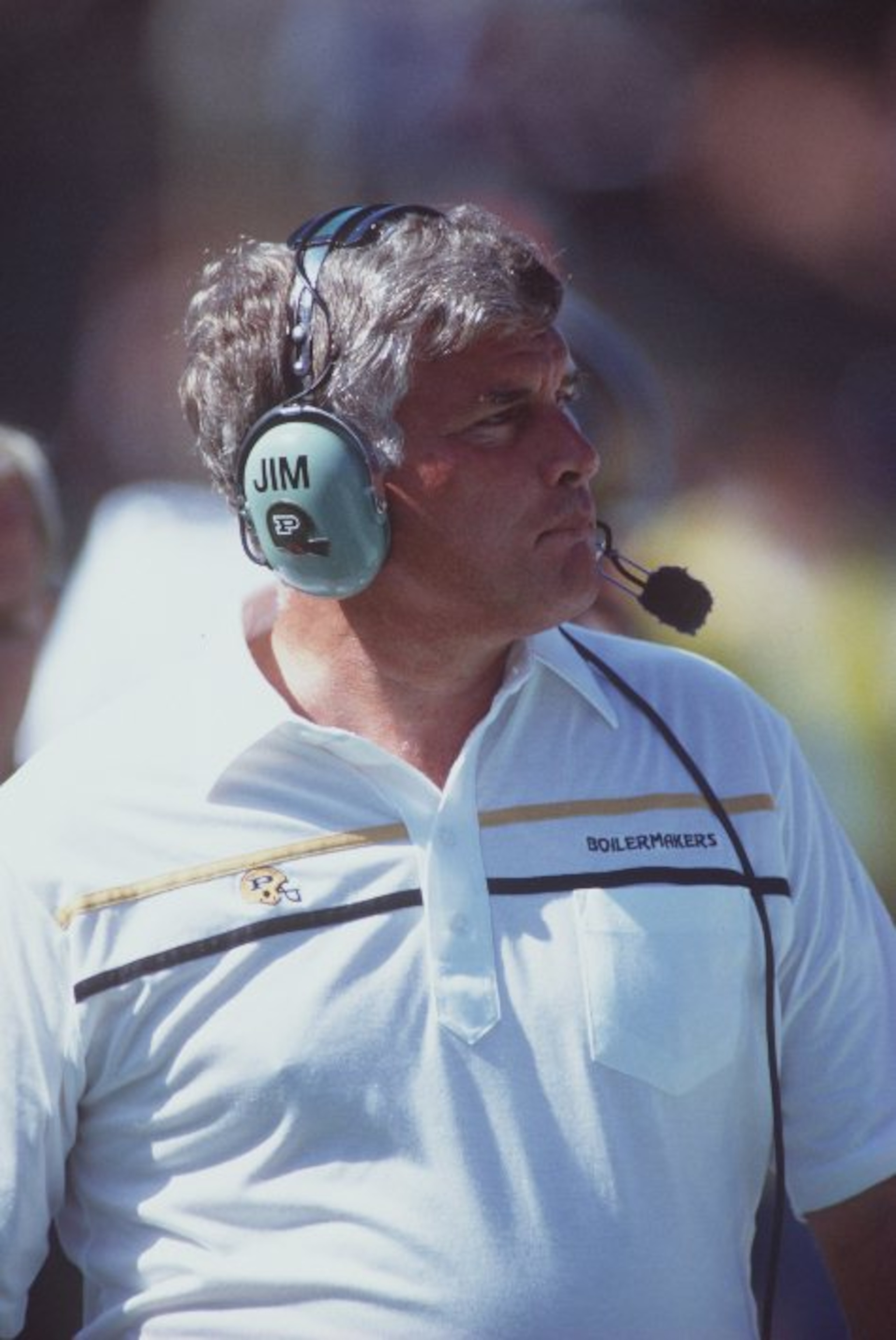 14 Sep 1991: Head Coach Jim Colletto of the Purdue Boilmakers watches during an 18-42 loss to the California Golden Bears. Mandatory Credit: Otto Greule/ALLSPORT 14 Sep 1991: Head Coach Jim Colletto of the Purdue Boilmakers watches during an 18-42 loss to the California Golden Bears. Mandatory Credit: Otto Greule/ALLSPORT